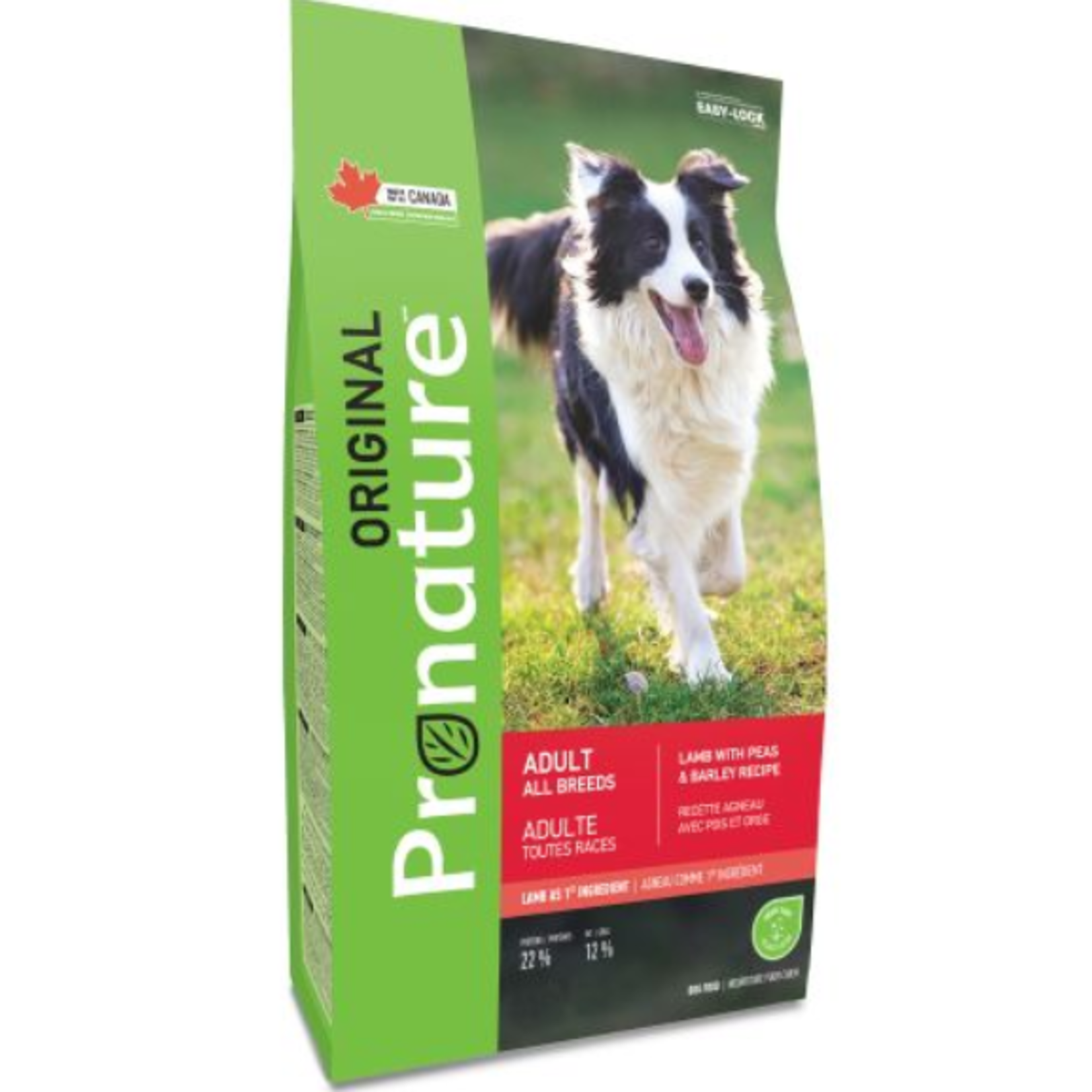 Pronature Original - All Breeds - Lamb with Peas and Barley - 25 lbs