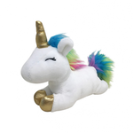 FouFou Brands fouFIT - Peluche Licorne Blanche - Jouet pour petit chien