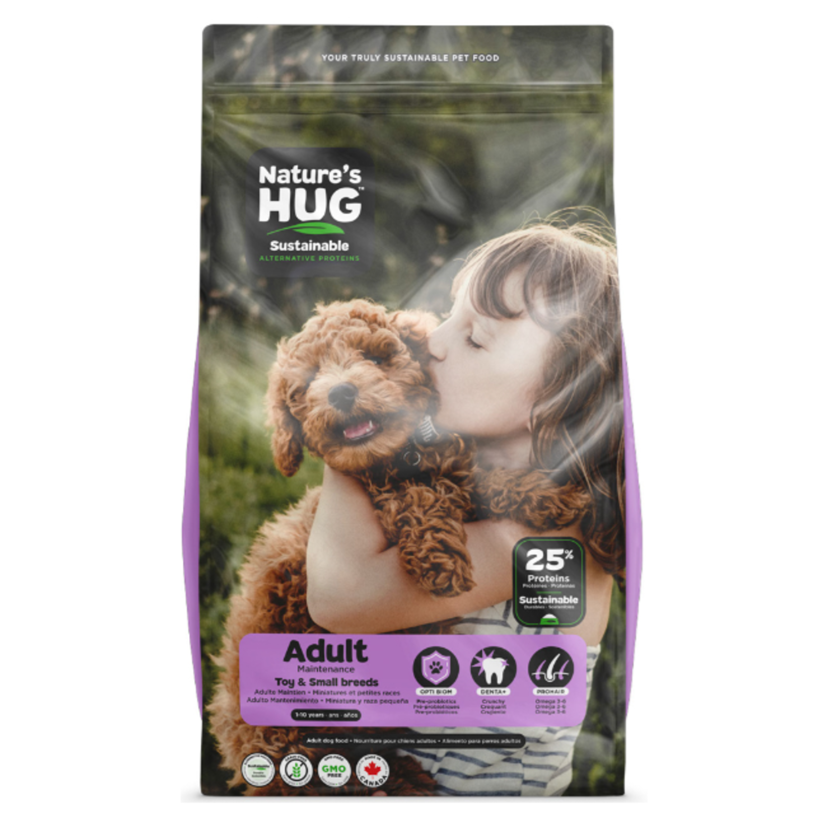 Nature's Hug Miniatures et petites races – Adulte - À base de levure sèche - 5 lbs