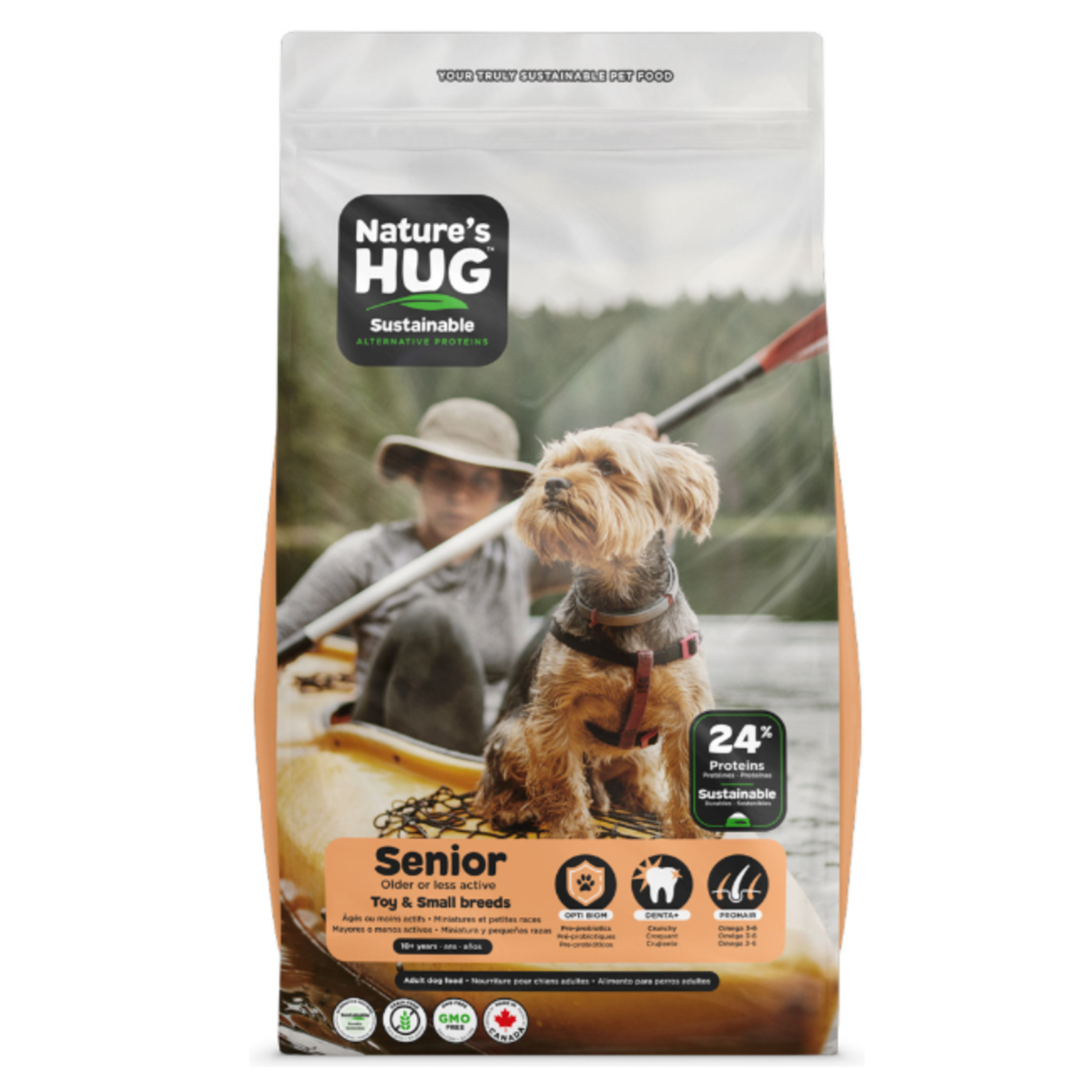 Nature's Hug Miniatures et petites races – Senior - À base de levure sèche - 5 lbs