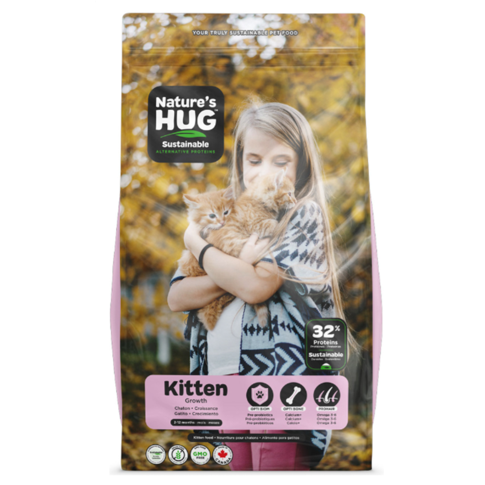 Nature's Hug Chaton - À base de levure sèche – 4 lbs