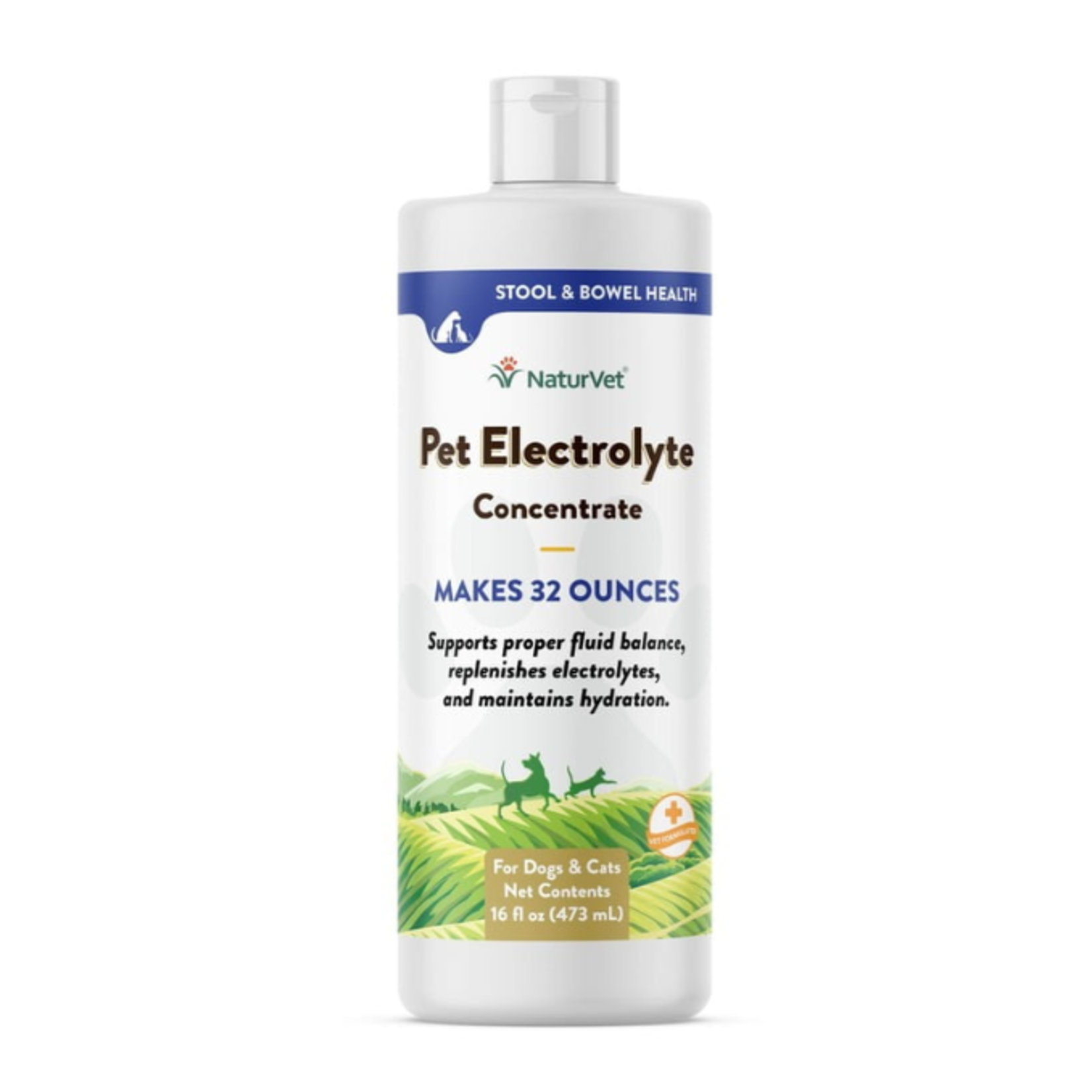 NaturVet Concentré d'électrolytes pour animaux de compagnie - 16 oz