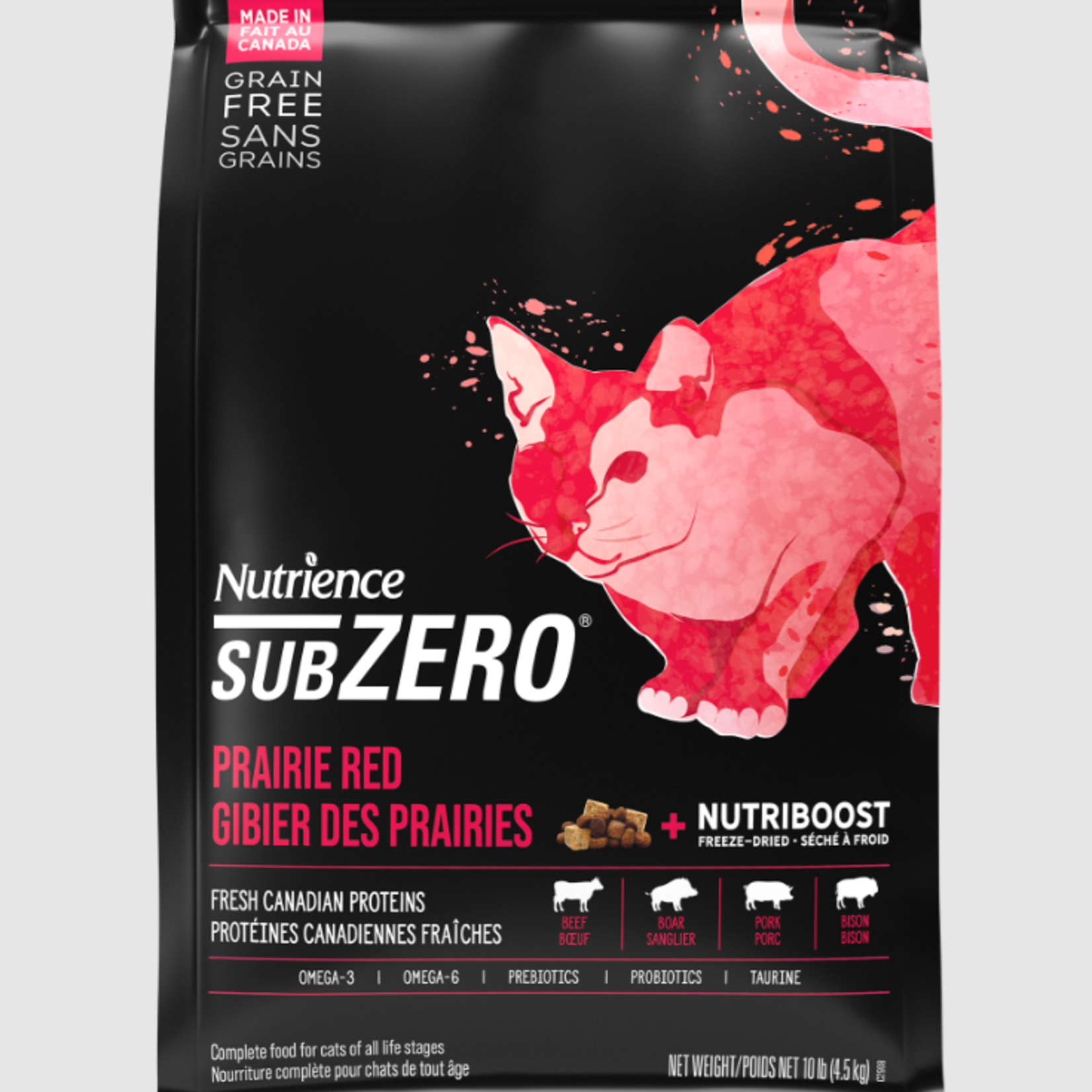 Nutrience Subzero - G free - Prairie Red - 10 lbs
