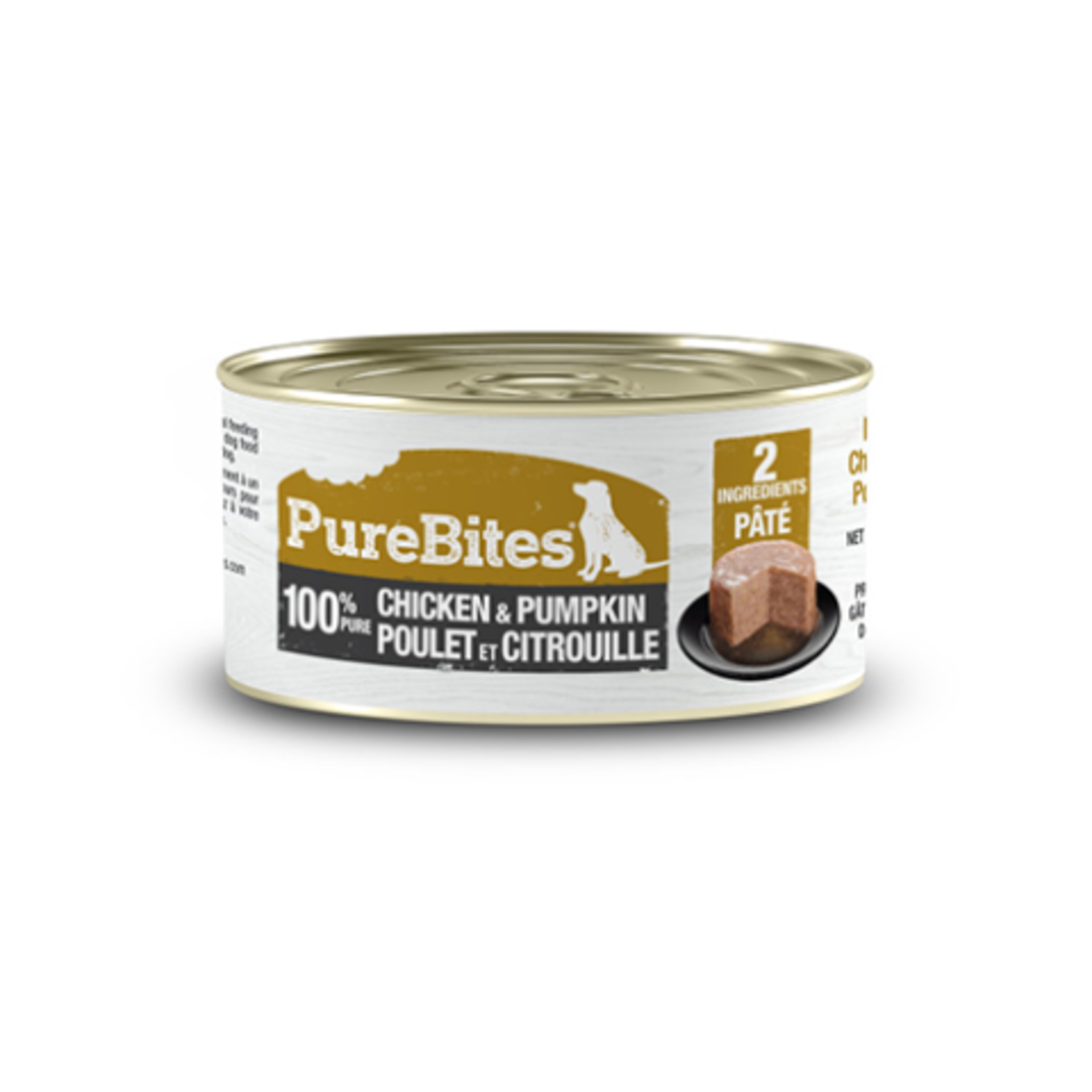 PureBites Pates 100% Pure Chicken & Pumpkin - 2.5 oz