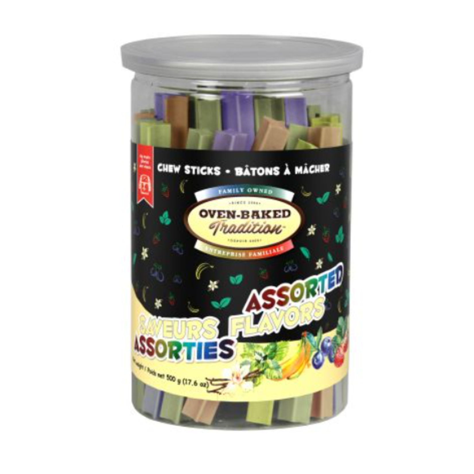 Oven-Baked Chew Sticks - Assorted Flavors - 500 g