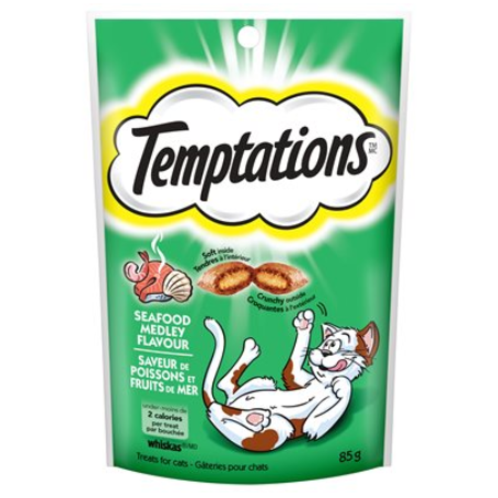 Temptations Saveur de Poisson et Fruits de Mer - 85 g