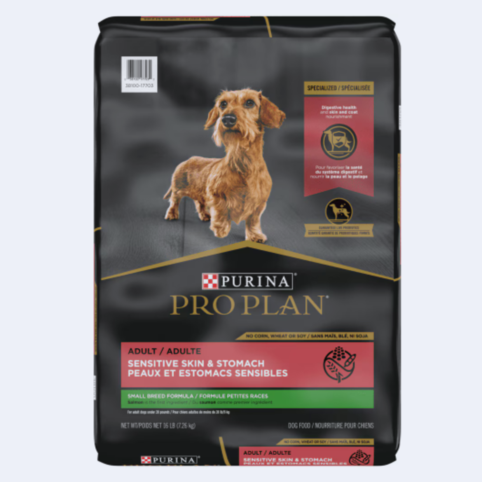 Purina Adult Sensitive Skin & Stomach - Small Breed - Salmon & Rice - 4 lbs