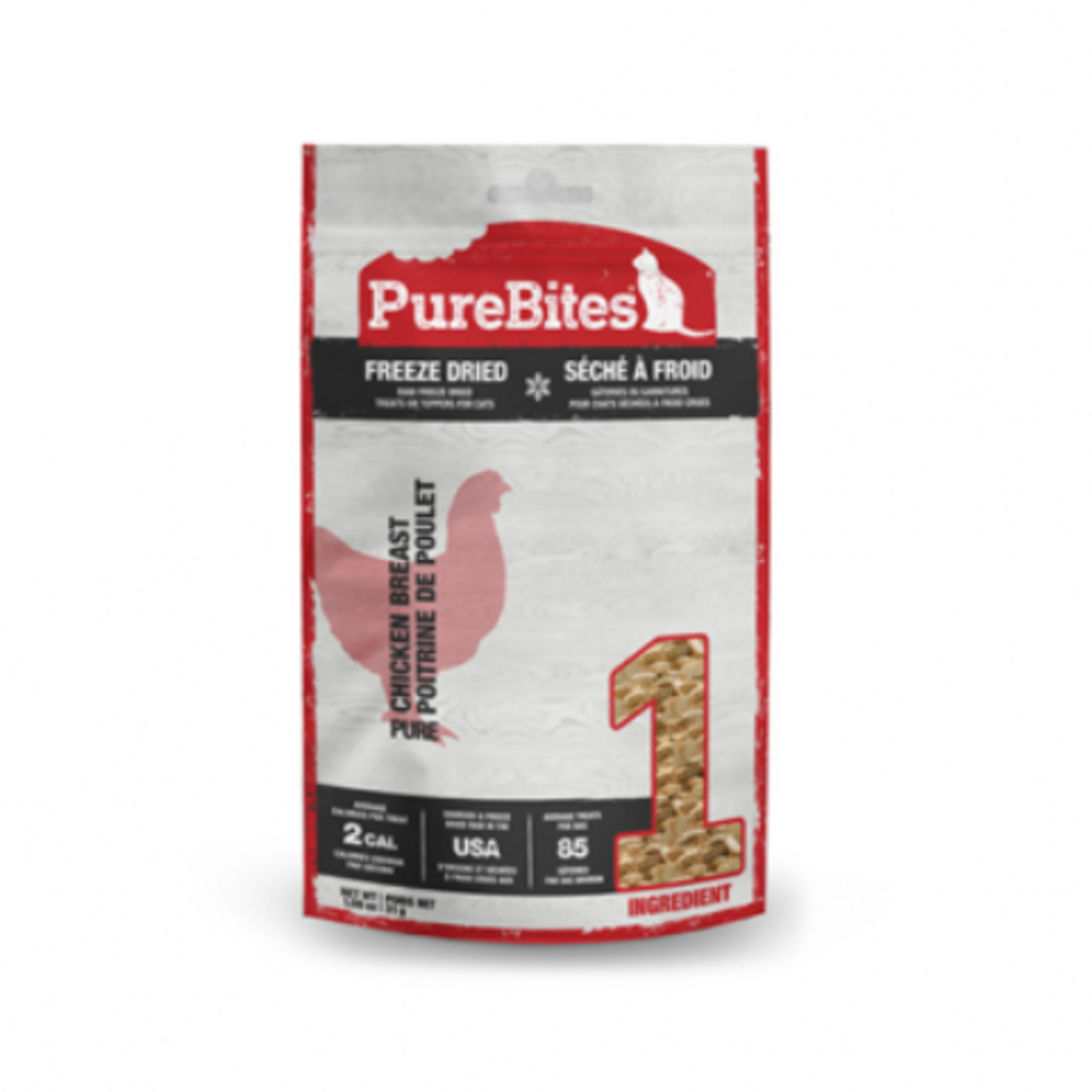 PureBites Poitrine de poulet lyophilisée - 31 g