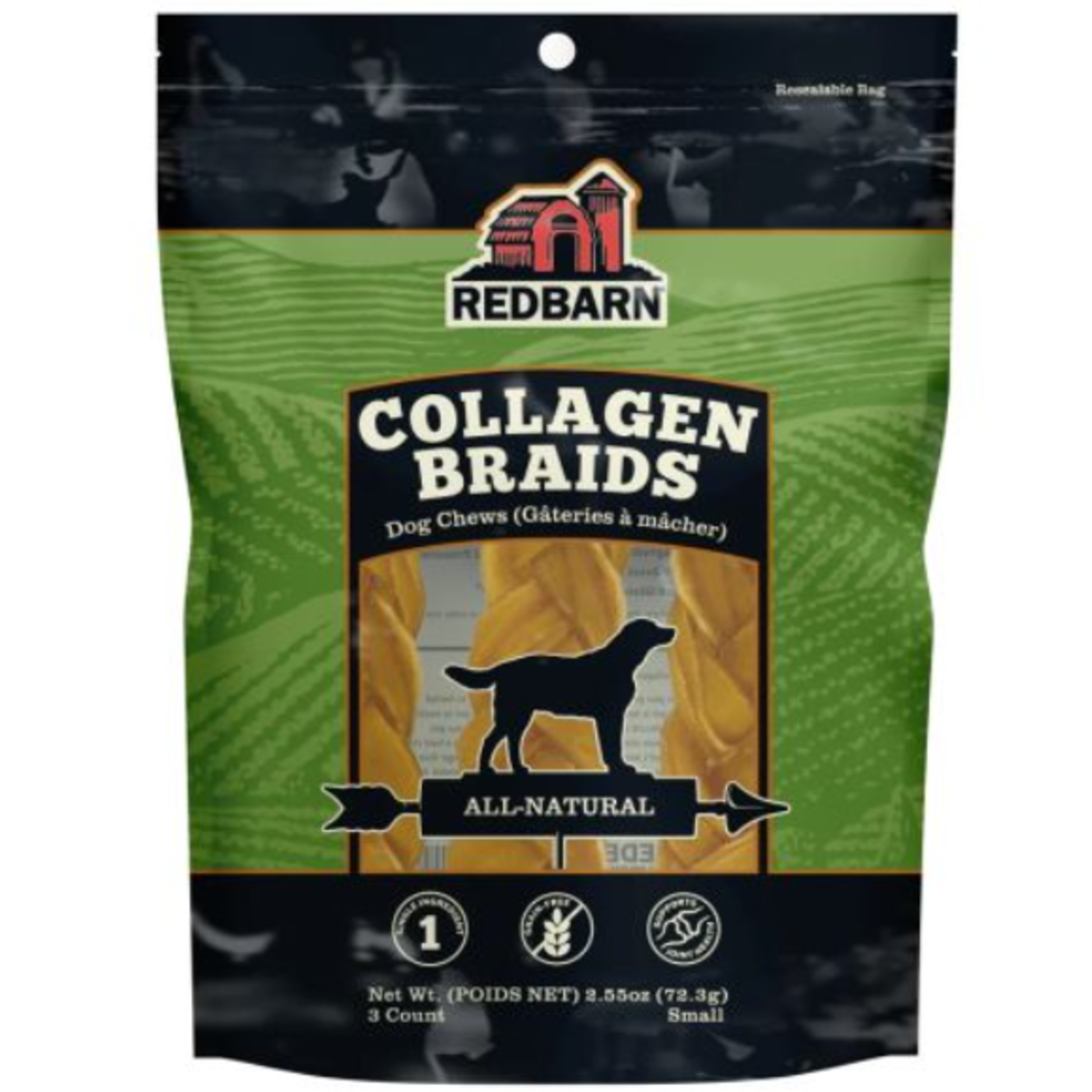 RedBarn Braided Collagen Stick - Small - Stick Sold Individually