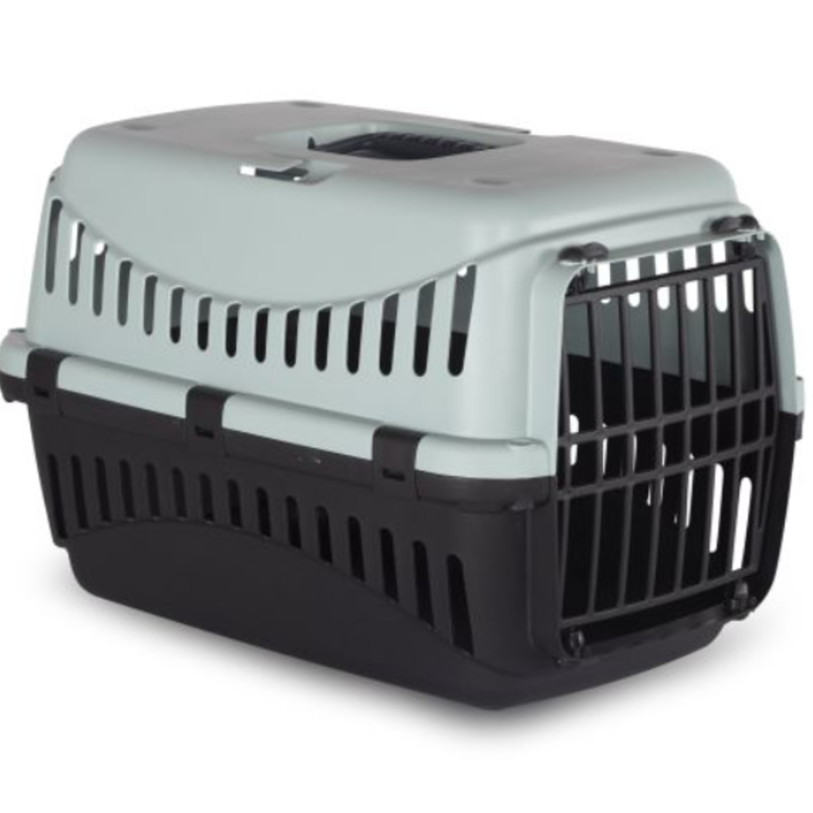 Bergamo Transporteur Gipsy Eco avec porte en plastique - Bleu glacier - Grand - 58x38x38 cm