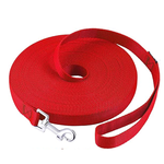 Hunter Brand Nylon leash - 1 po x  20 pi - Red
