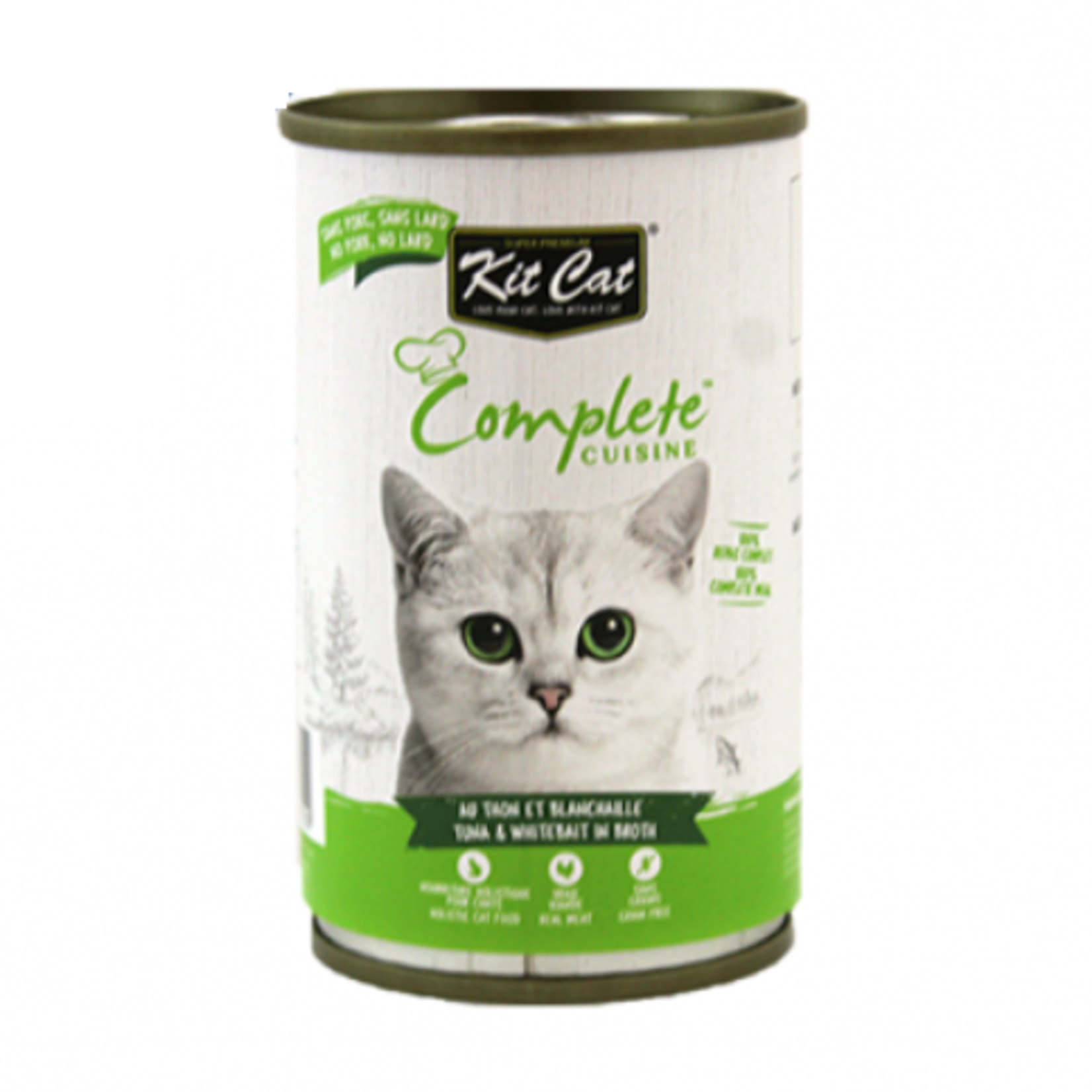 Kit Cat Complete - Tuna and Whitebait in Broth - 150 g