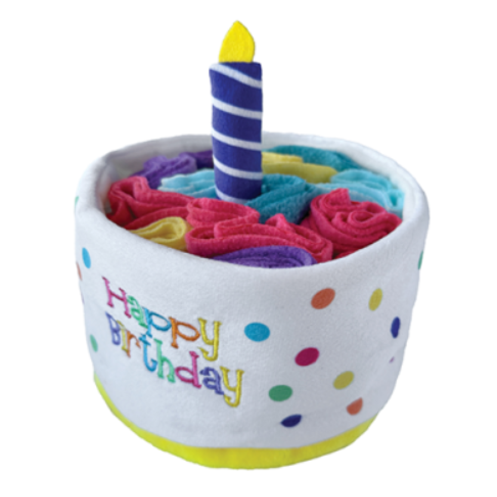 FouFou Brands Gâteau d'anniversaire cache-cache - Unisexe - 5 po