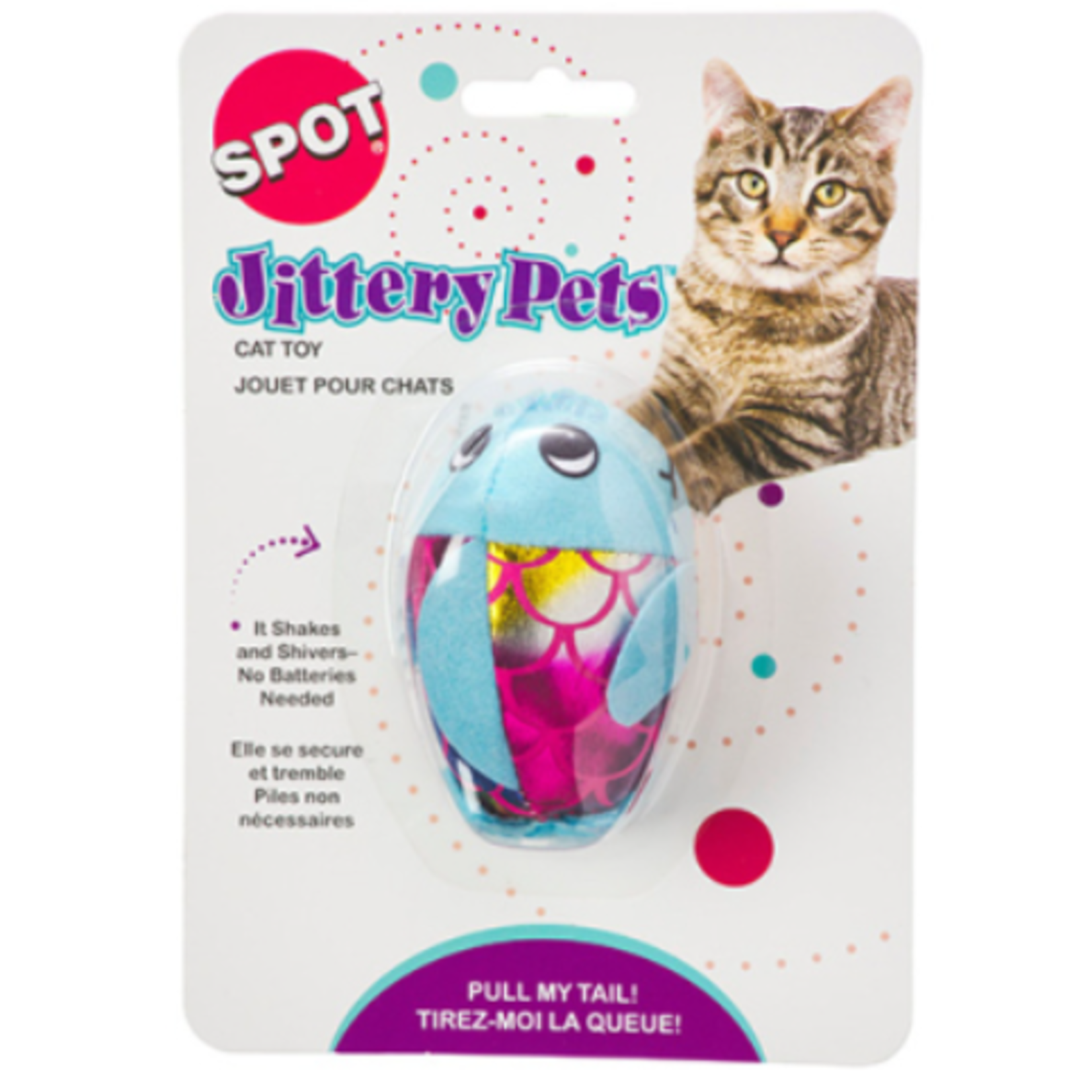 SPOT Plush Jittery Fish - 3 in