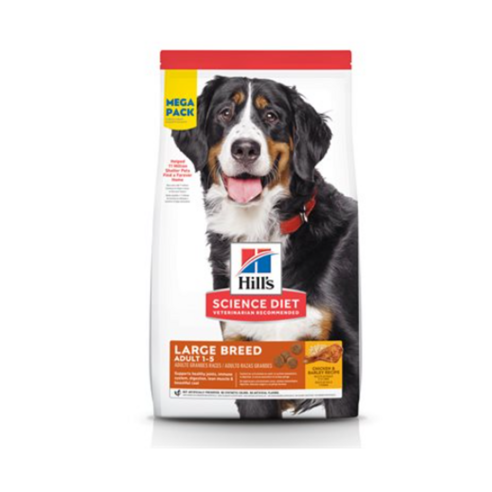 Hill's Science Diet Chien de grande race – Poulet et orge – 35 lb