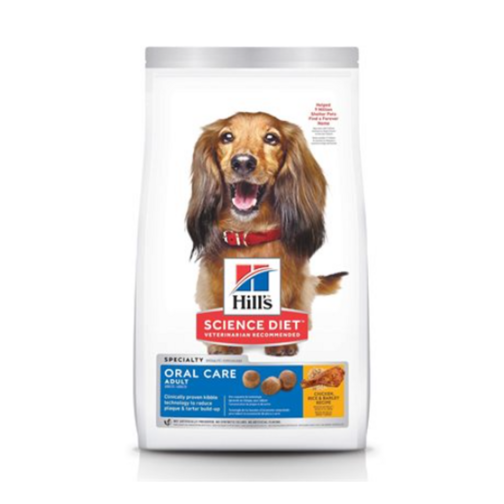 Hill's Science Diet Soins bucco-dentaires - Poulet riz & orge pour la santé dentaire - 15 lb