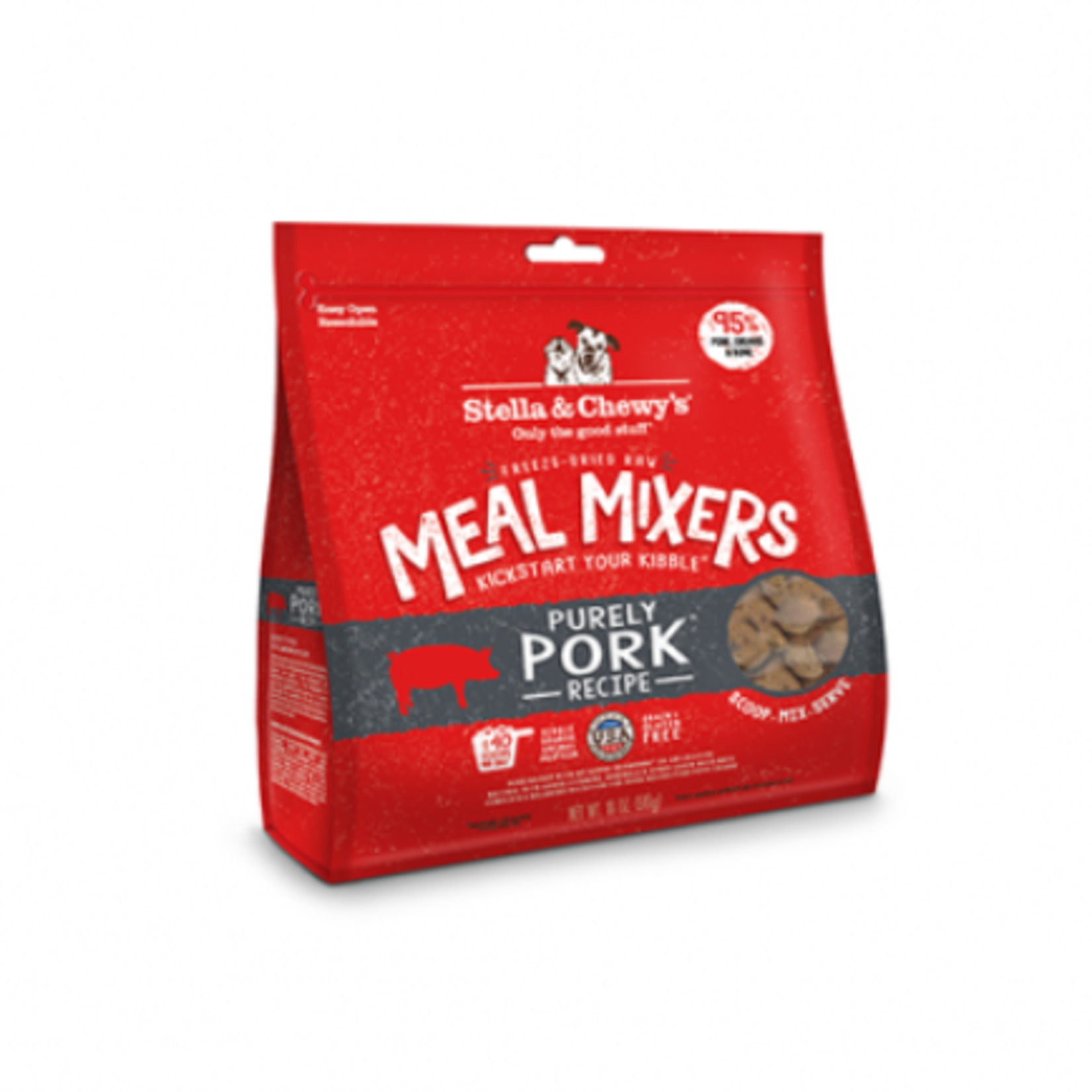 Stella & Chewy s Purely Pork Recipe - Freeze-Dried Meal Mixers - 18oz