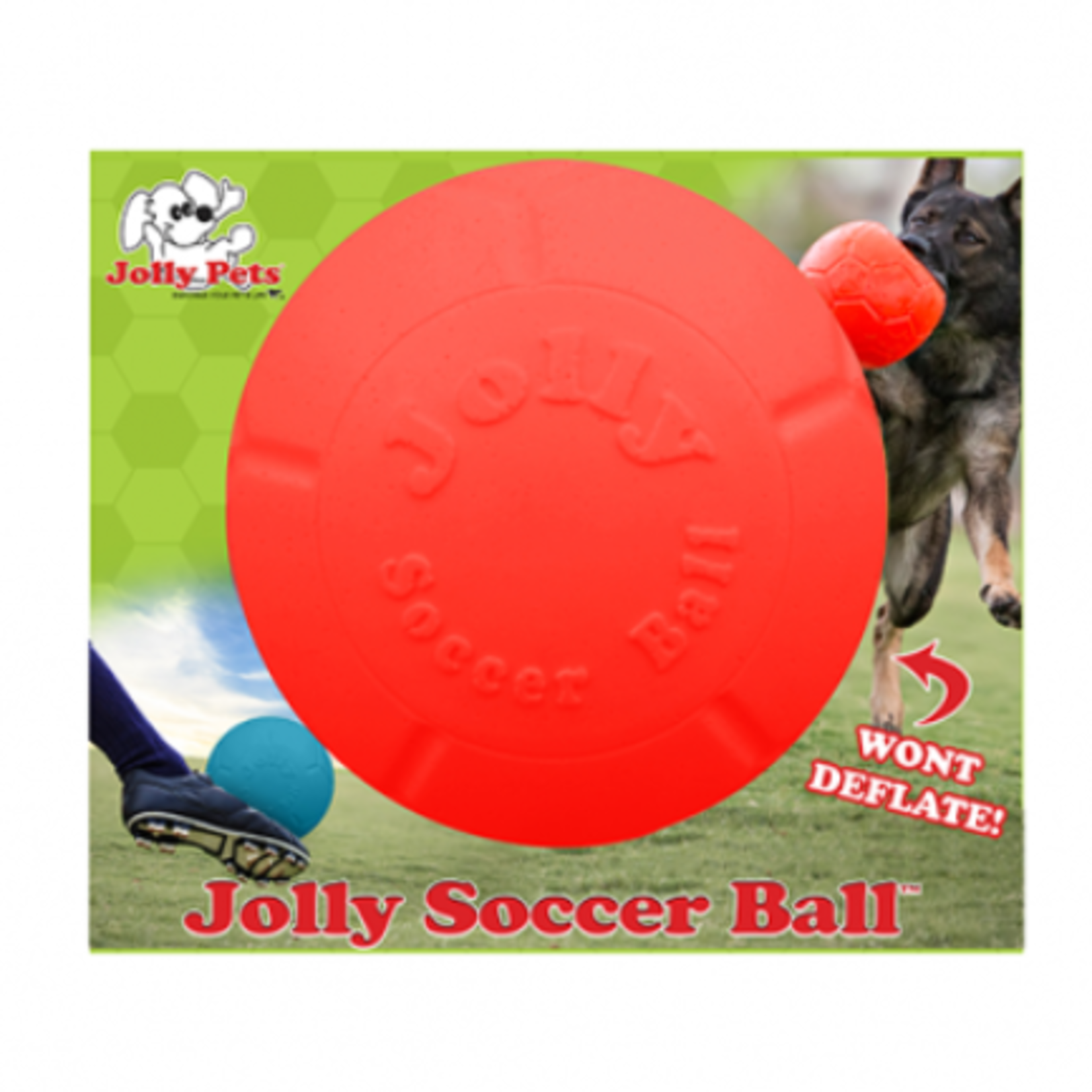 Jolly Pets Ballon de soccer – Résistant aux chiens