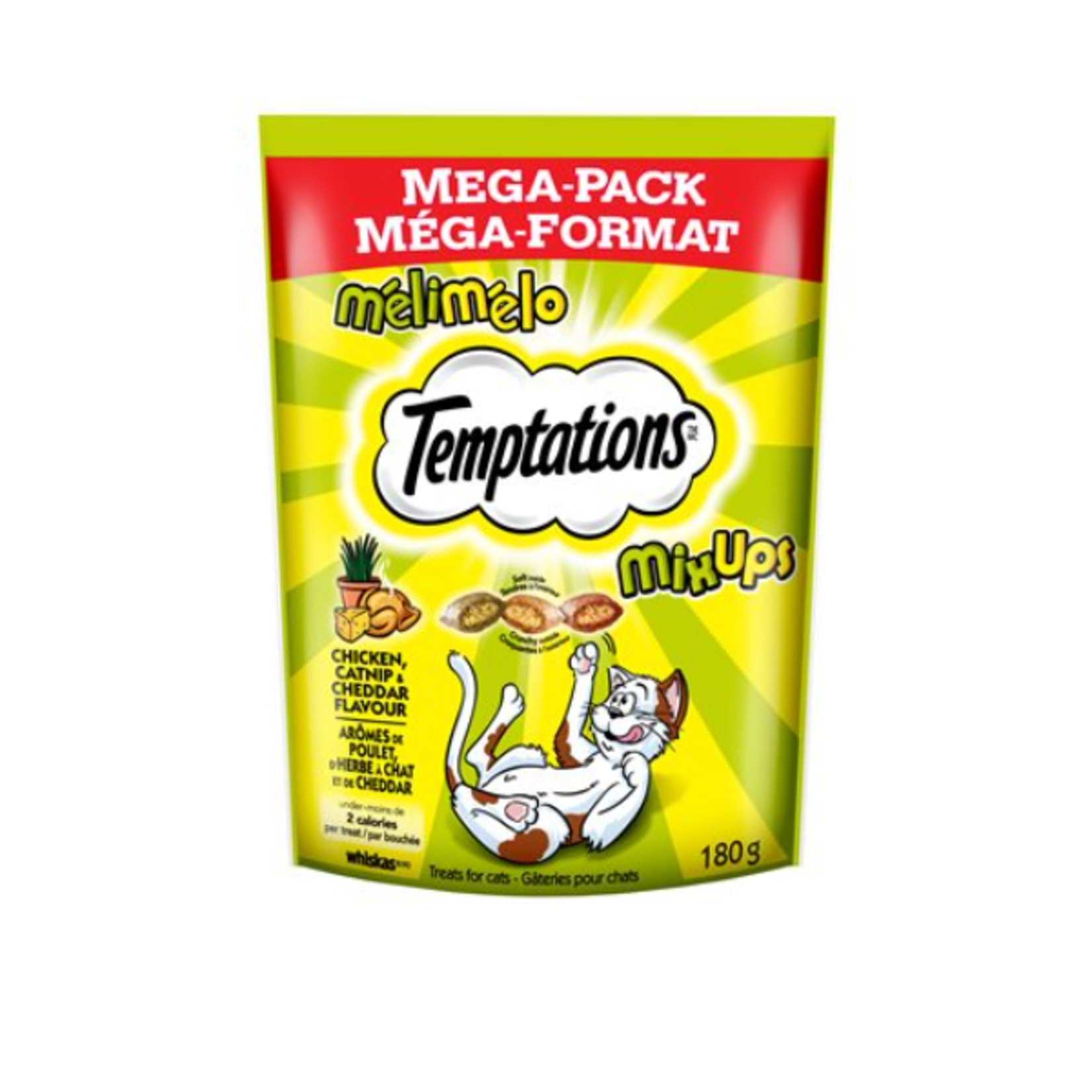 Temptations Mix-Ups - Catnip & Chicken & Cheese - 180 g