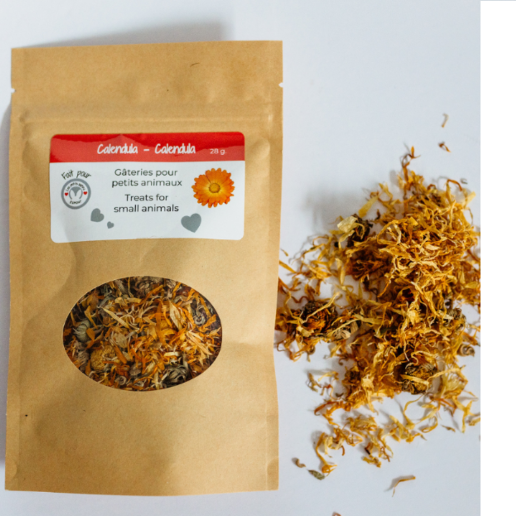 Les Petits Lapins d'Amour Fleurs de calendula déshydratées