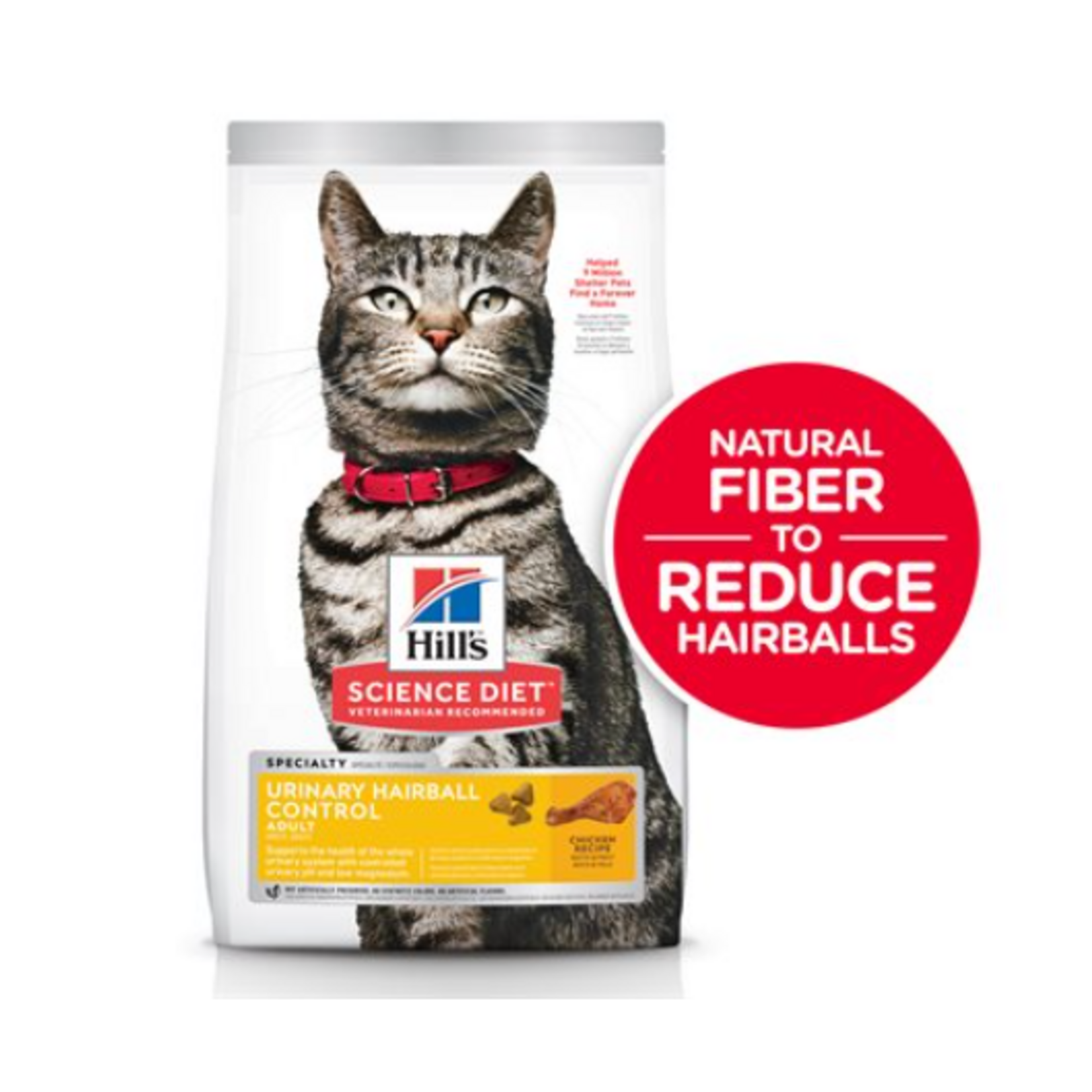 Hill's Science Diet Urinary & Hairball Control - Chicken - 7 lbs