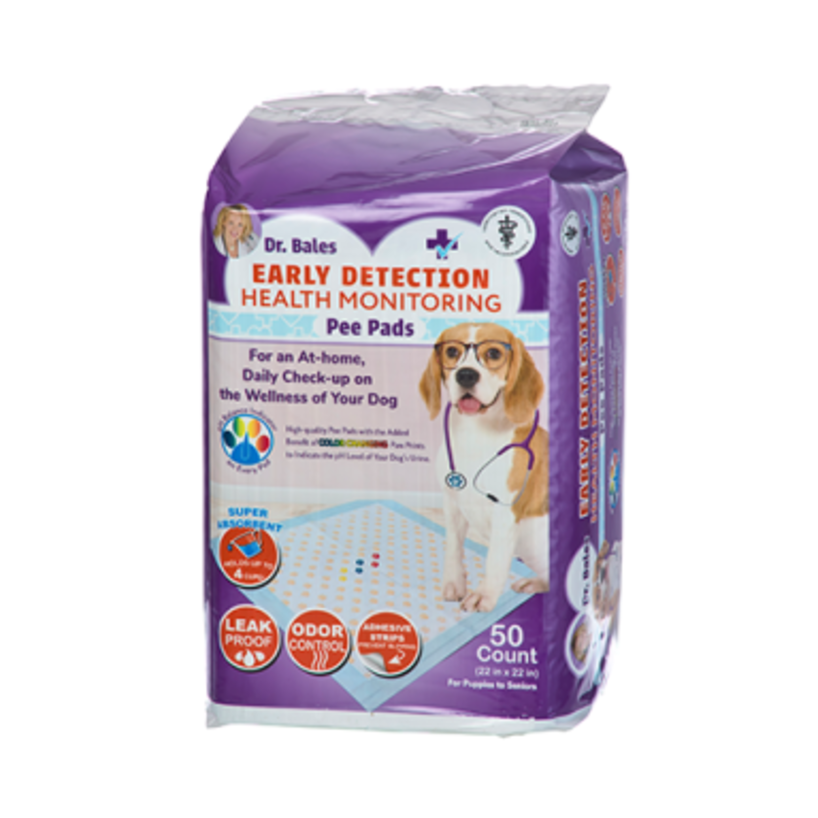 SPOT Dr. Bales - Early Detection Health Monitoring Pee Pads - 50 units