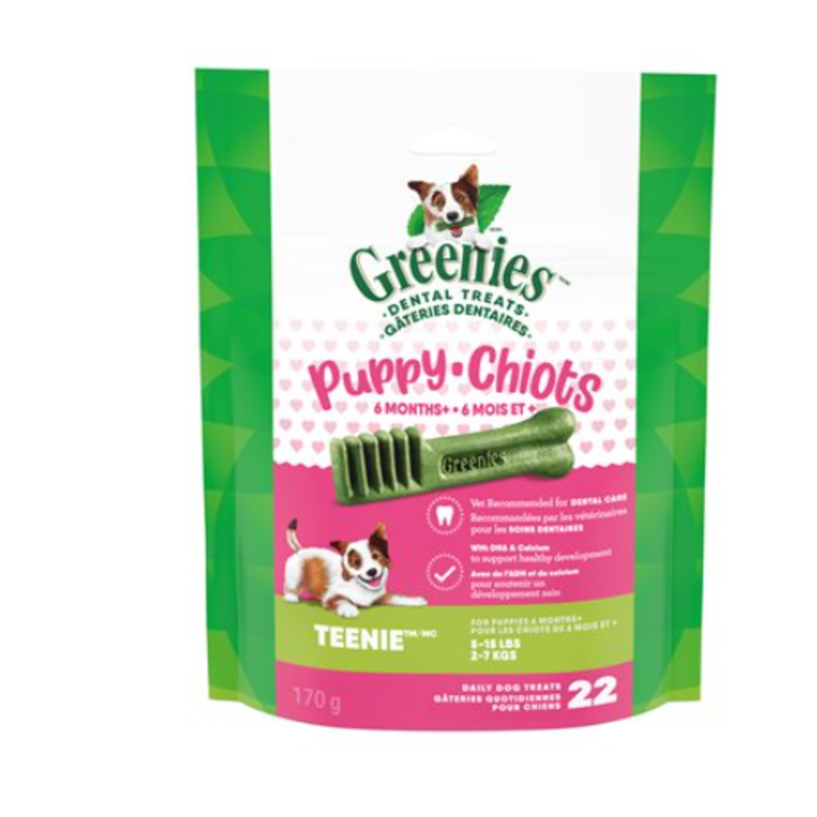Greenies Gâteries dentaires pour chiots - 22 unités - 170 g