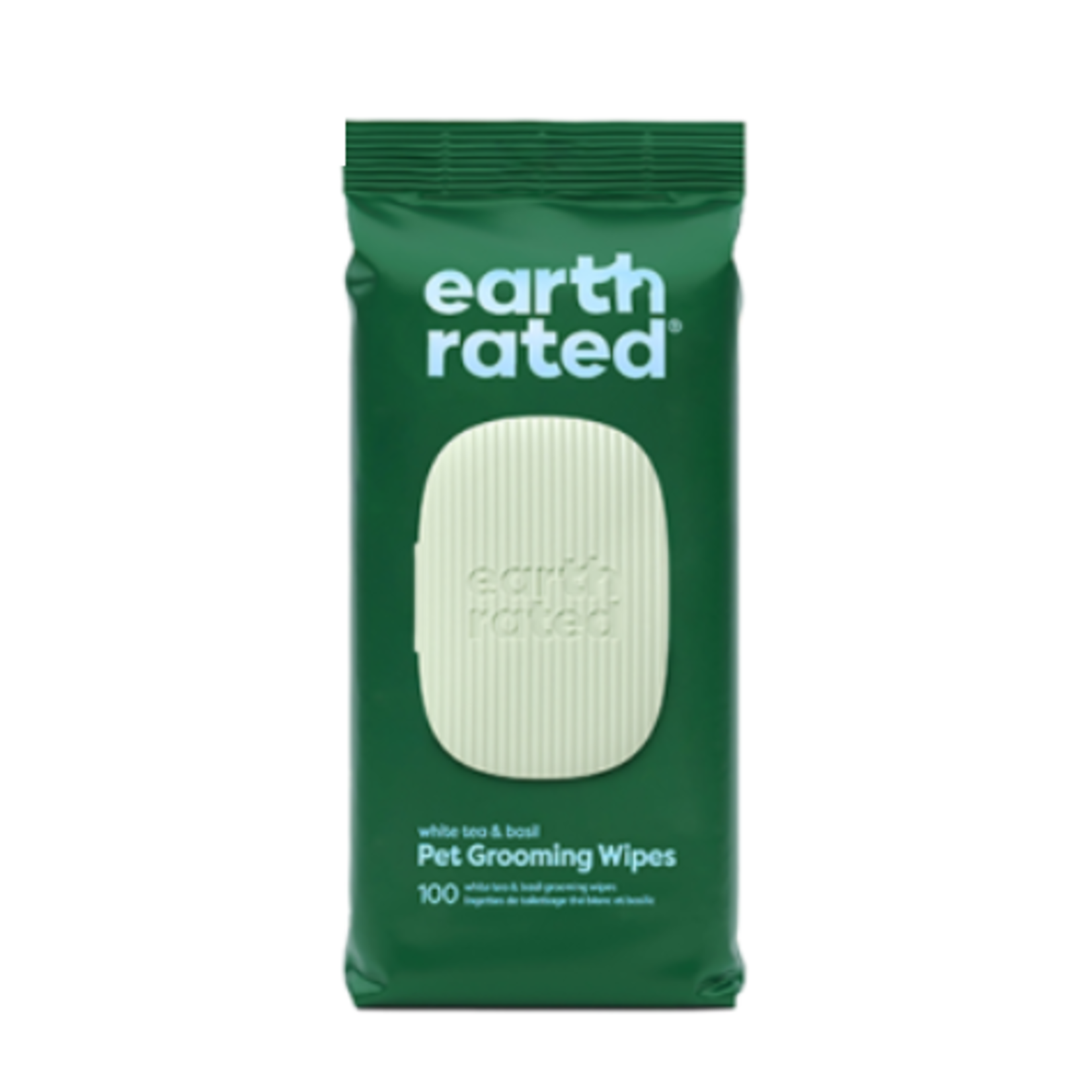 Earth Rated Lingettes de toilettage au thé blanc et au basilic