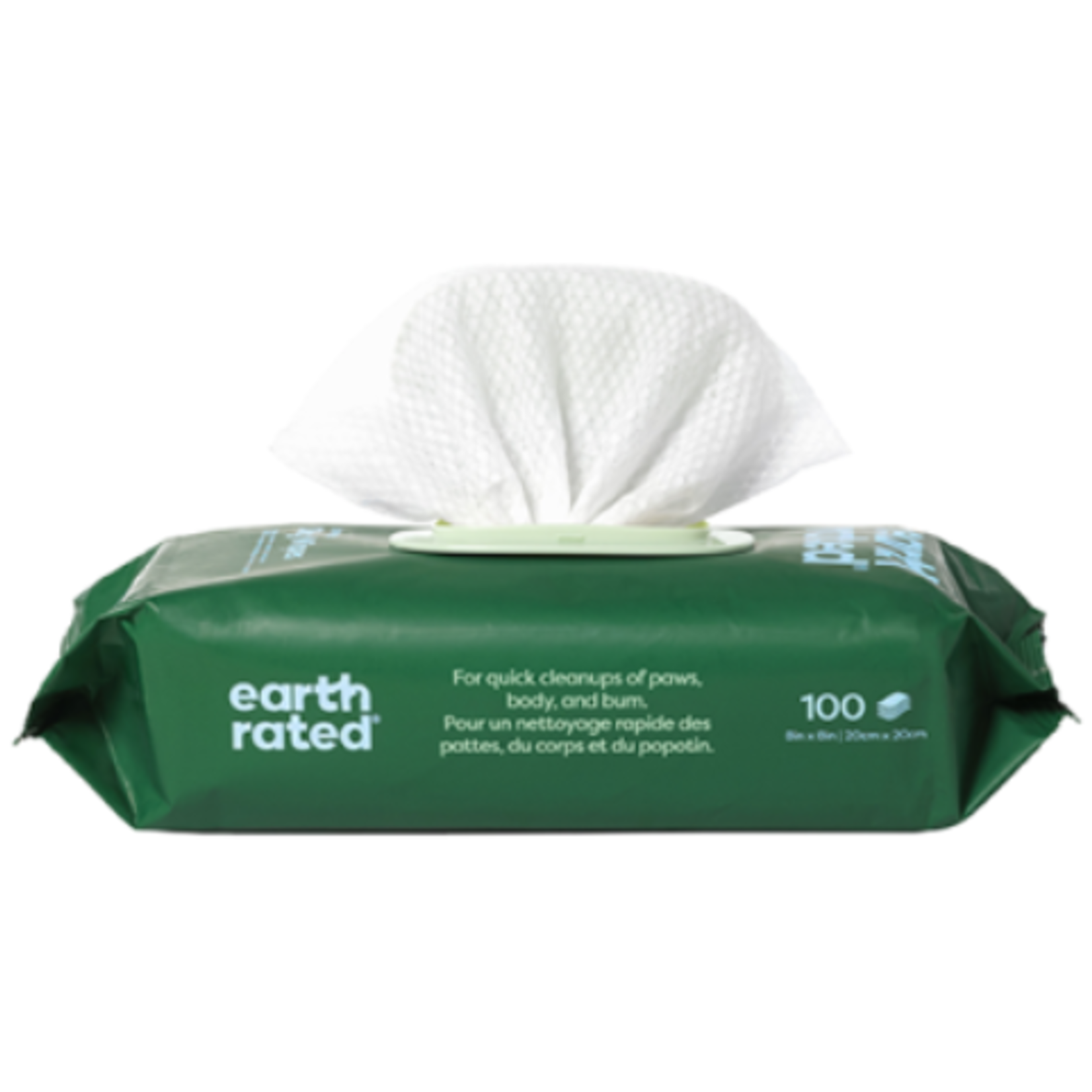 Earth Rated Grooming Wipes - White Tea & Basil
