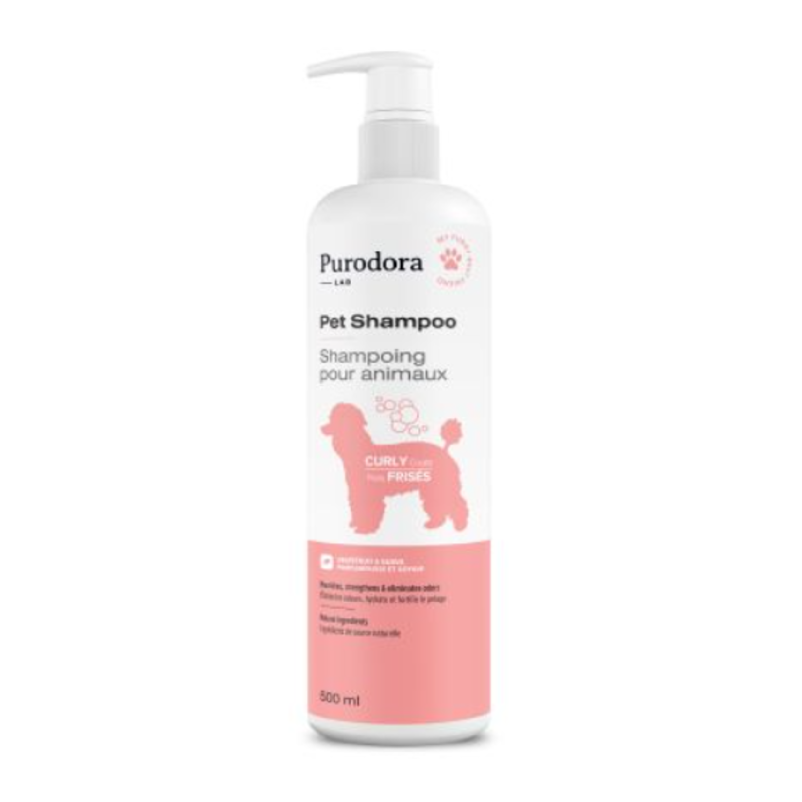 Purodora Lab Shampoo for Curly Haired Pets - 500 ml