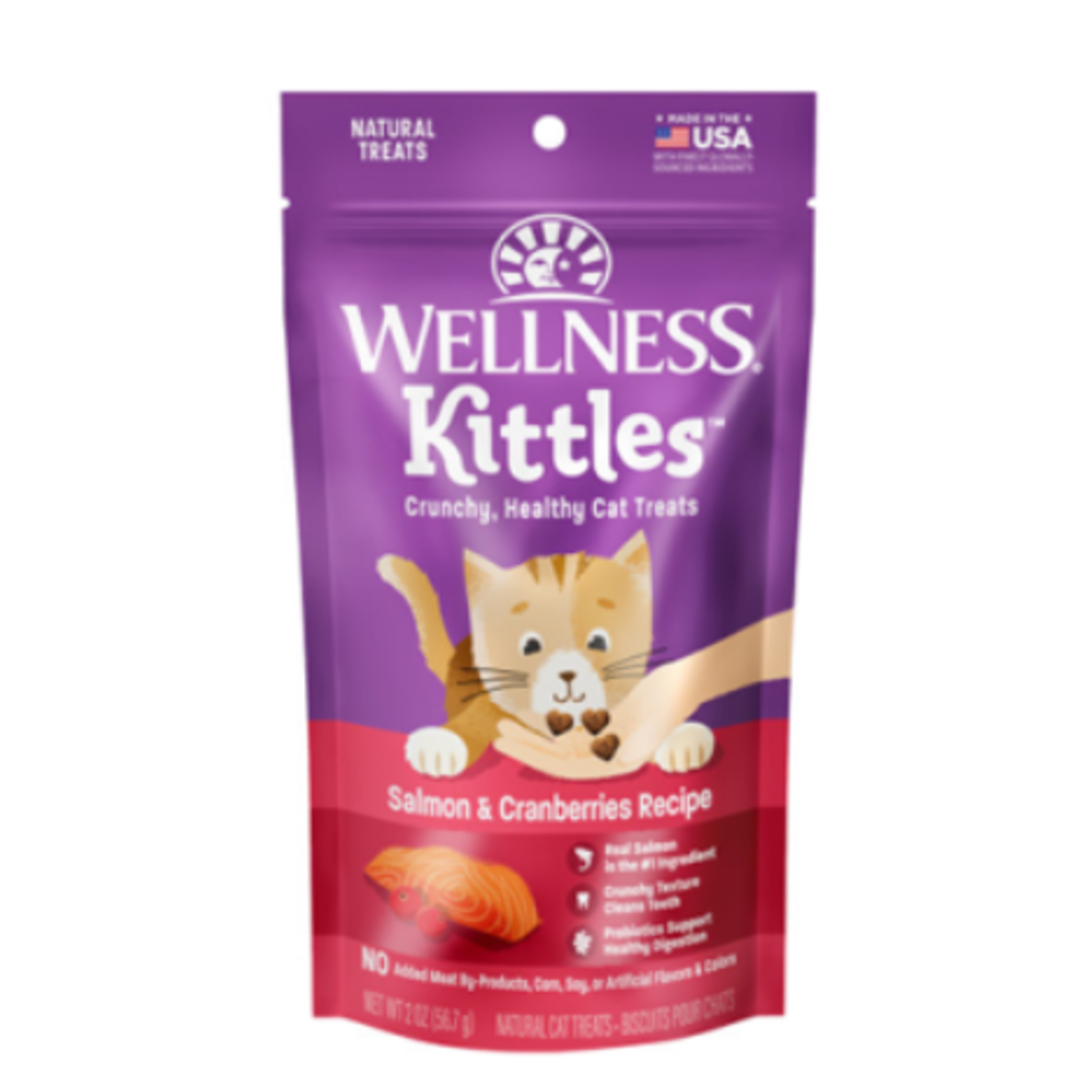 Wellness Kittles - G Free - Salmon & Cranberries - 2 oz