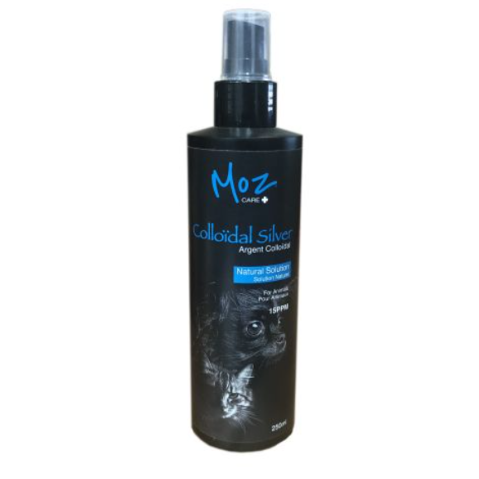 1st Moz Colloidal Silver - Natural Solution for Animals - 250 ml