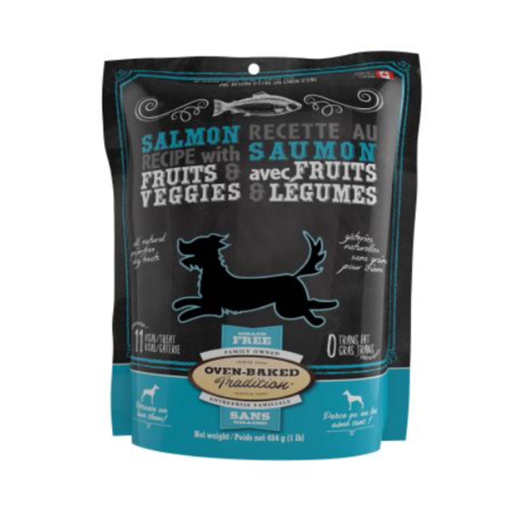Oven-Baked Biscuits au saumon - Fruits et légumes - Sans grain - 454 g