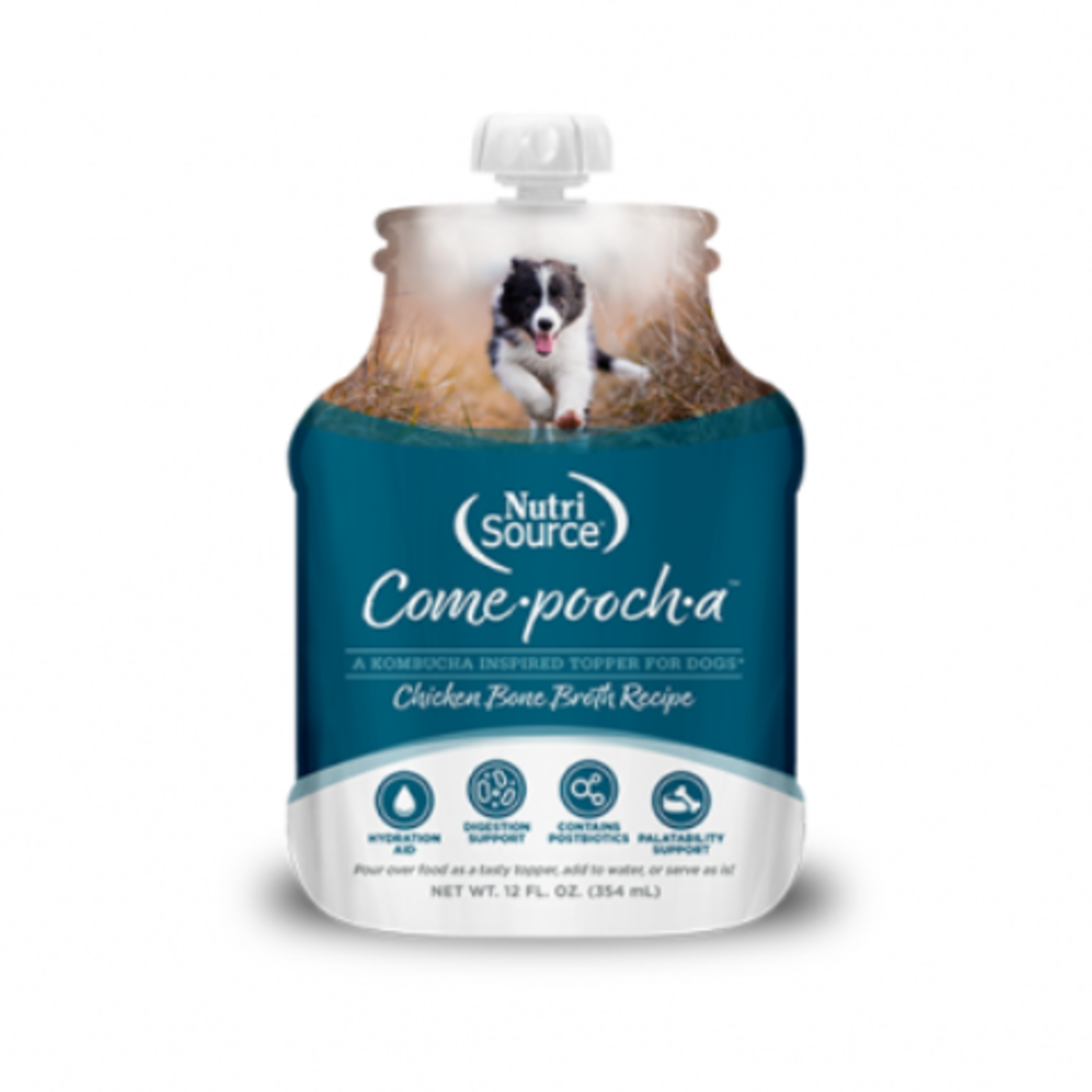 Kombucha - Chicken - Bone Broth - Topper - 12 oz