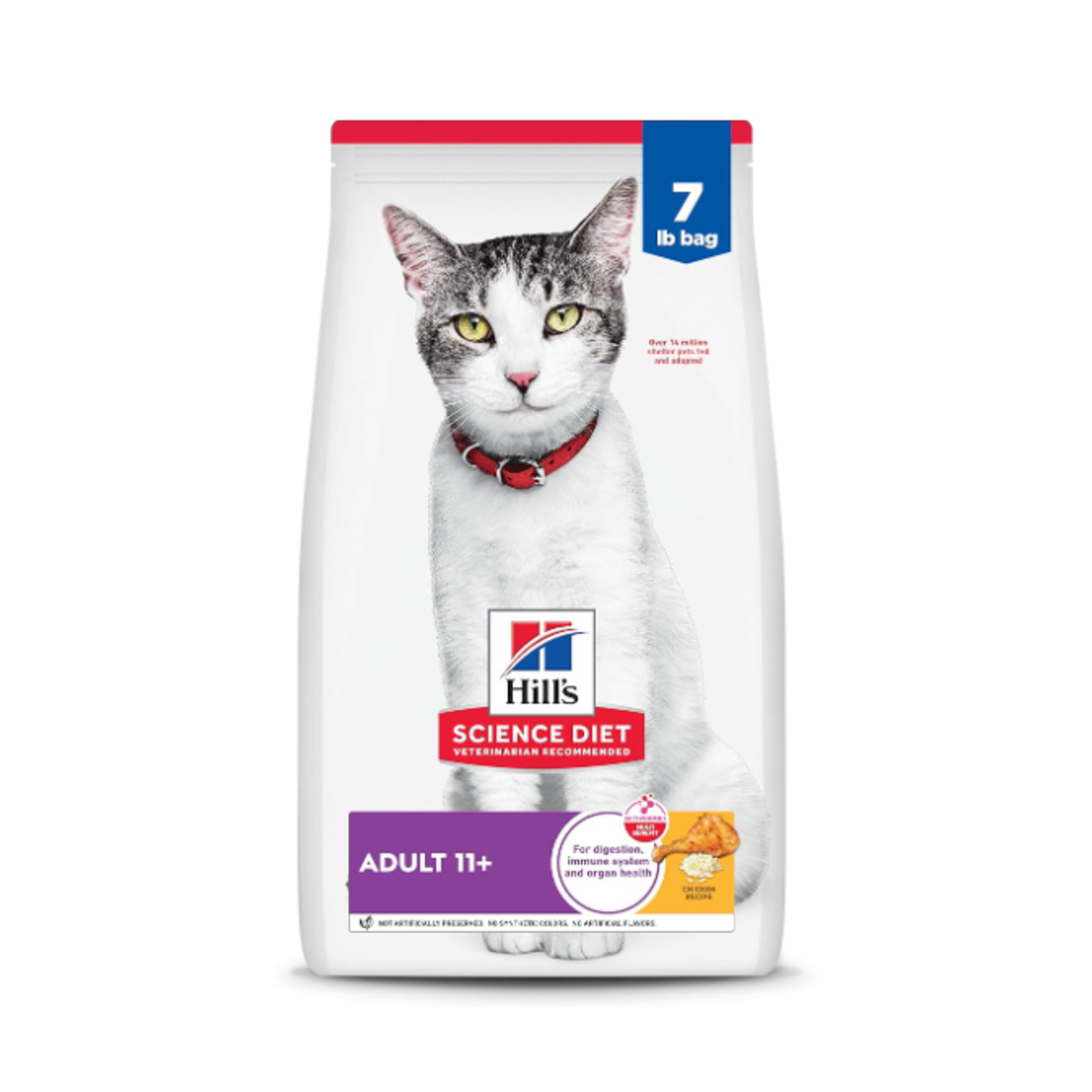 Hill's Science Diet Senior 11+ Chat - Poulet - 7 lbs