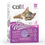 Catit Go Natural! - Pea Husk - Clumping Cat Litter - Lavender - 12.3 lbs