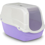 Bergamo Litter Box with Dome - Romeo - Lilac 57x39x38cm