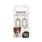Nite Ize MicroLink - Mousqueton pour médaille d'animal - Lot de 2