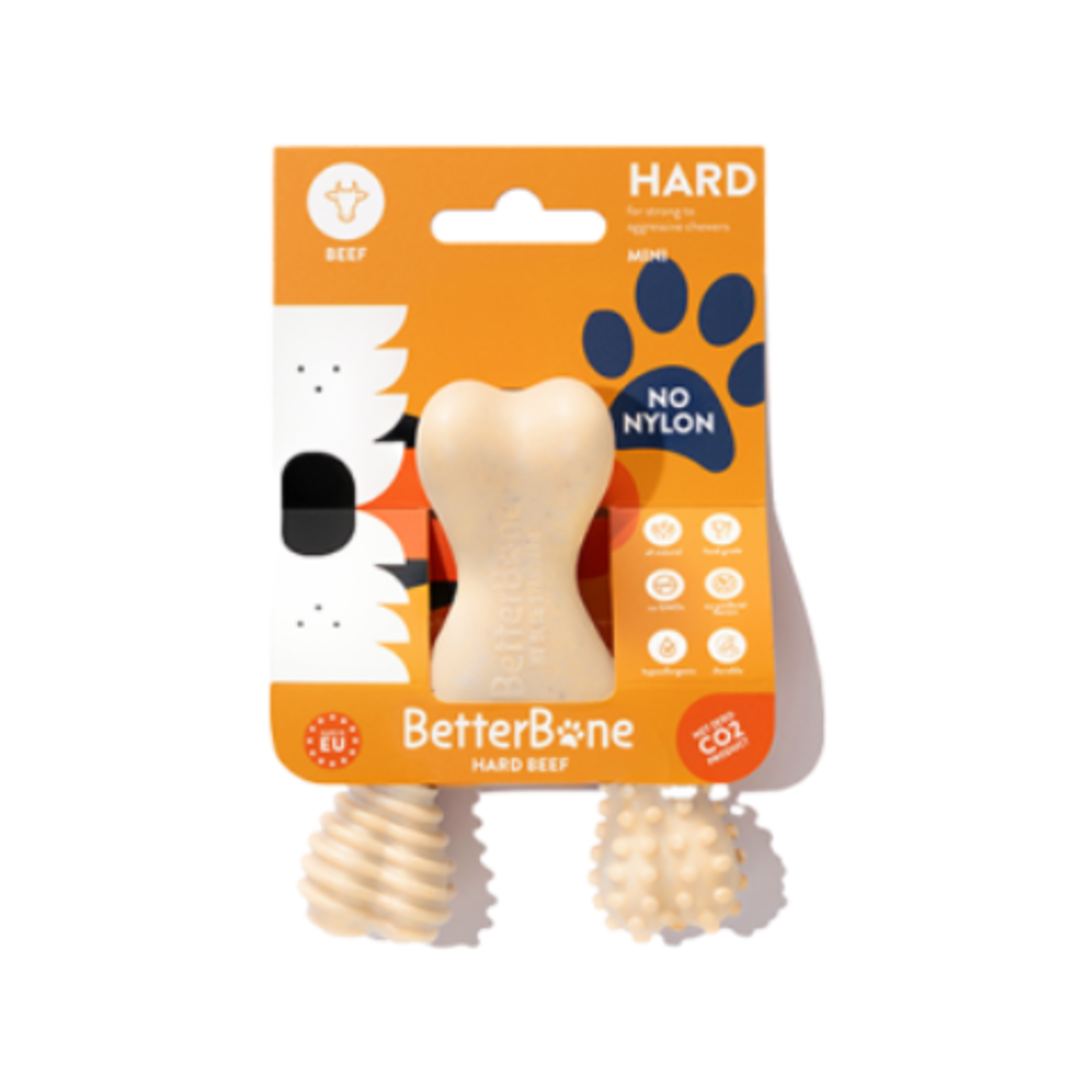 BetterBone Hard Density - Beef Flavor - All-Natural - For Strong & Aggressive chewers