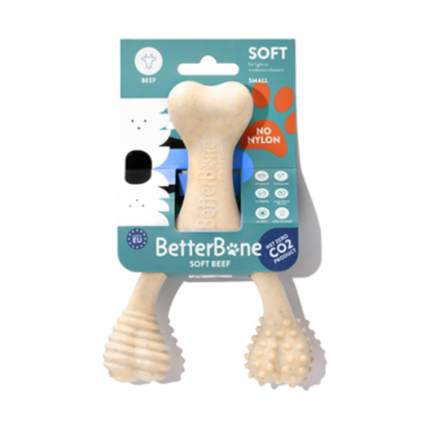 BetterBone Densité douce - Naturel - Saveur bœuf - Pour mâcheurs légers