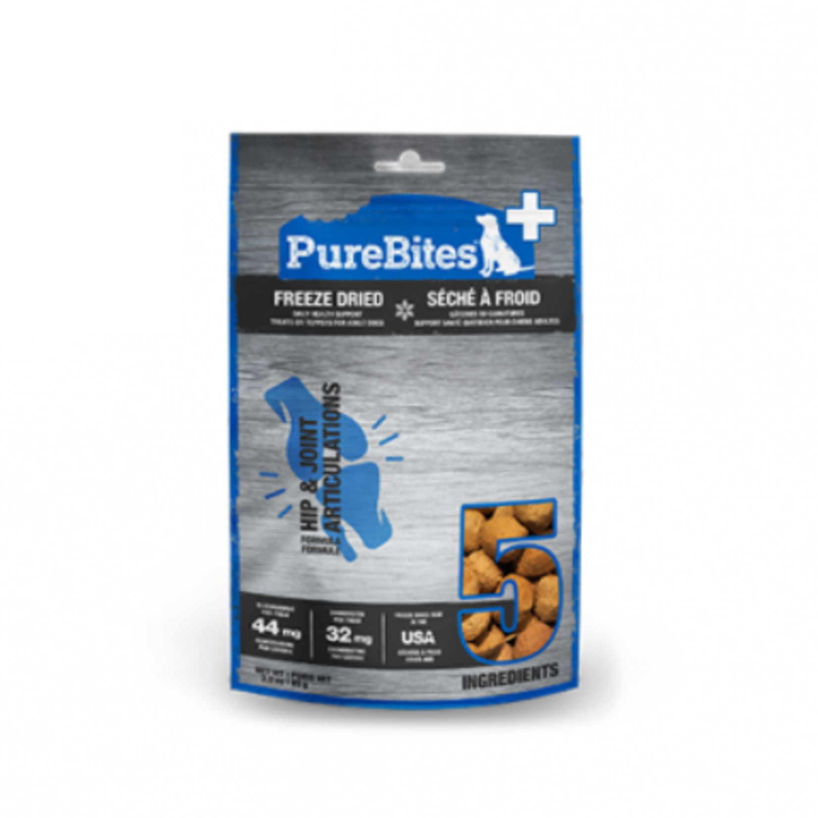 PureBites Pour les hanches et les articulations - Lyophilisé - Complément quotidien - 85 g