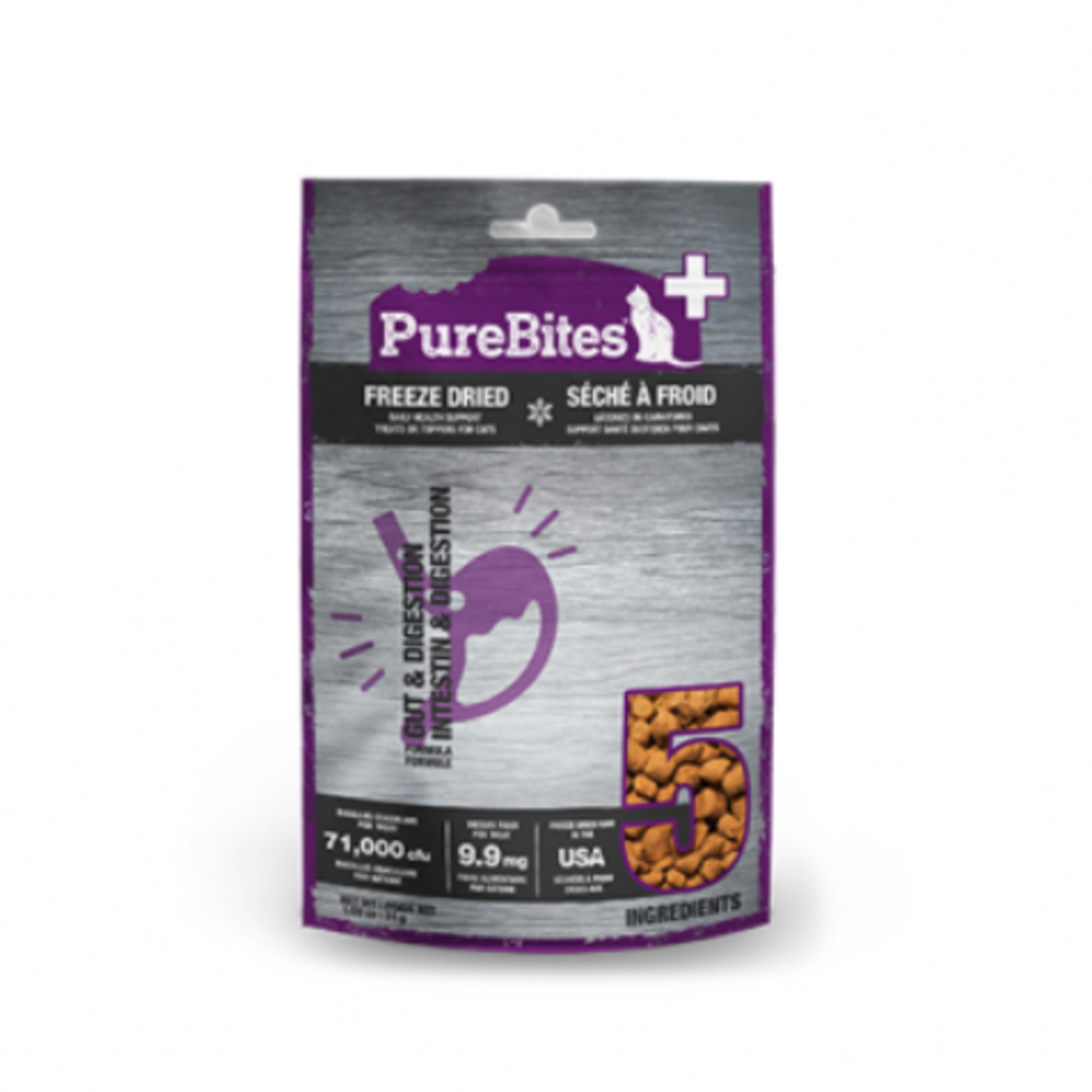 PureBites Pour l'intestin et la digestion - Lyophilisée - Complément quotidien - 31 g