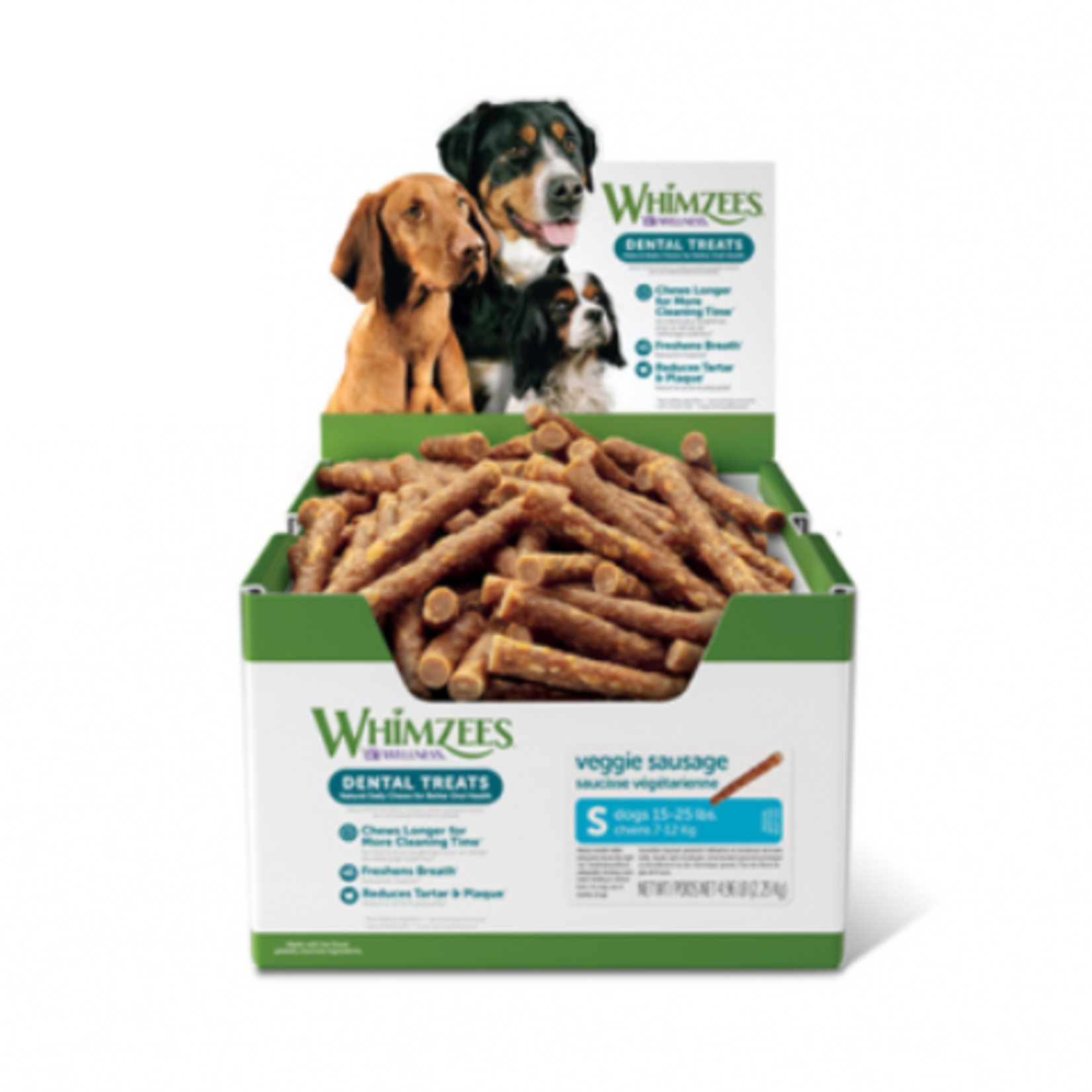 Whimzees Veggie Sausage - Dental Chew - Small -  Sold individually