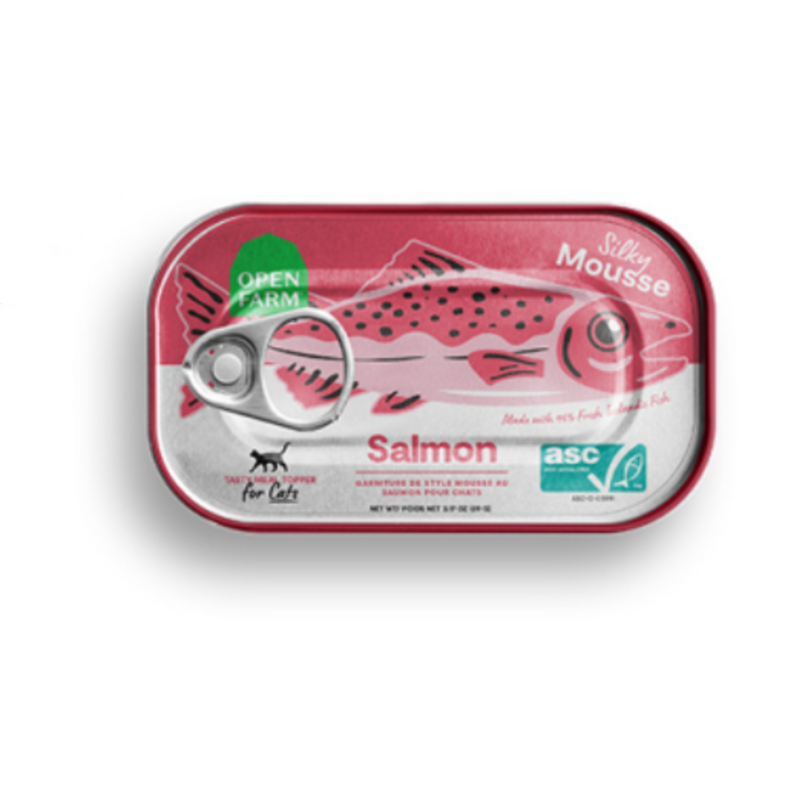 Open Farm Mousse - Rehausseur de saveur pour chats - 3 oz