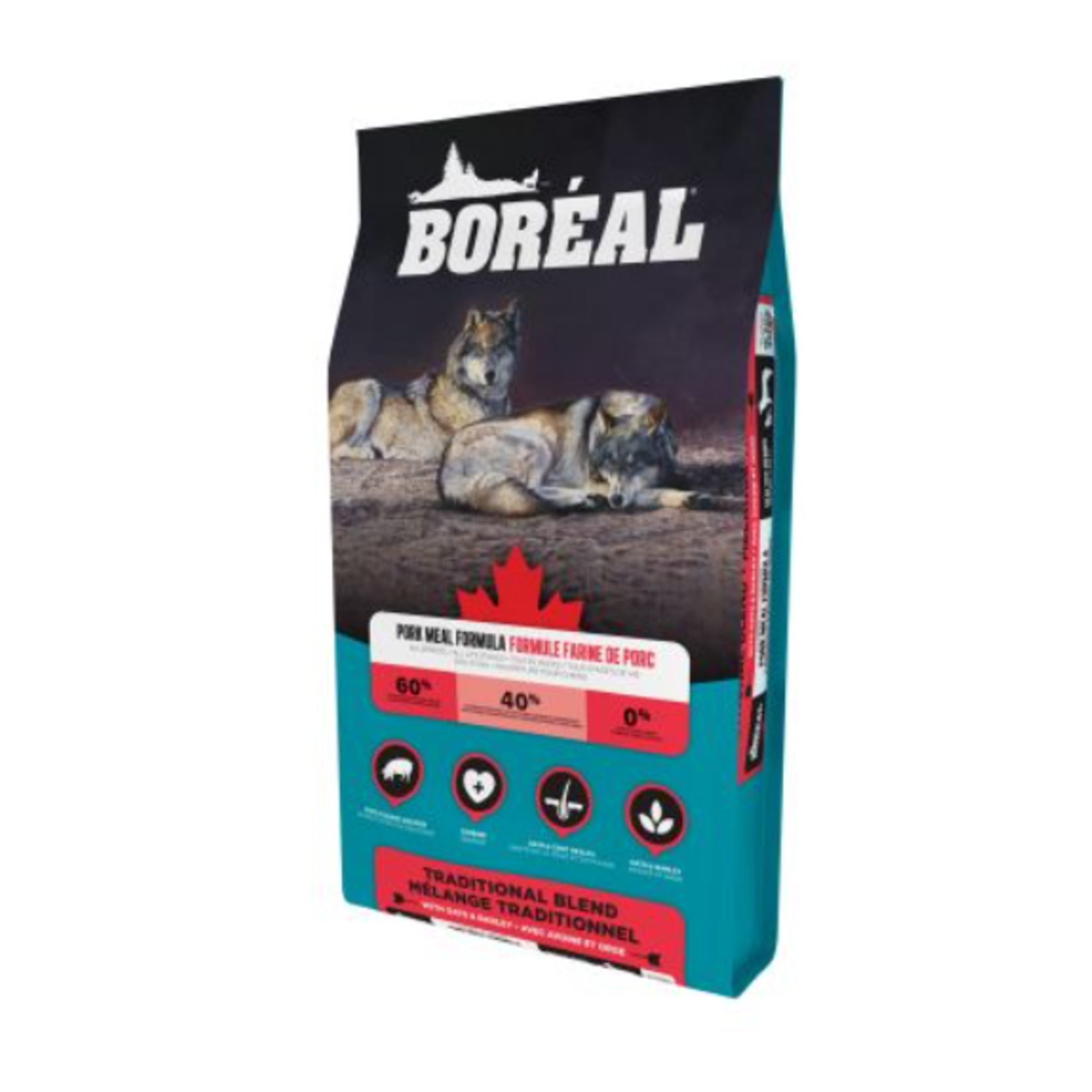 Boréal Traditional Mix - Healthy Grains - Pork - 37 lbs
