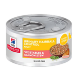 Adulte - Urinaire - Contrôle des boules de poils - Ragoût de légumes et de saumon - 2,9 oz