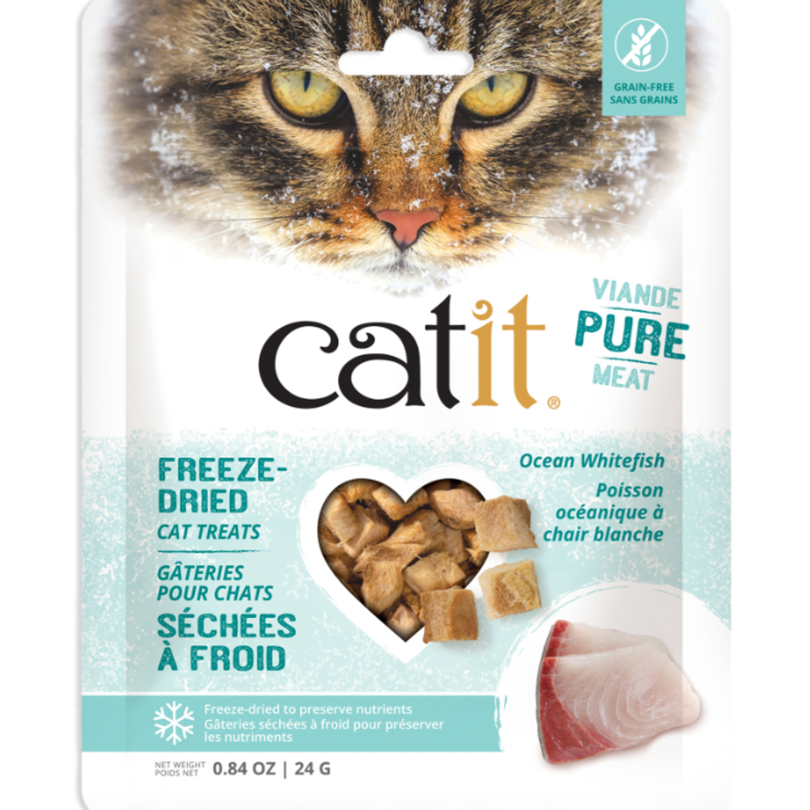 Catit Freeze-Dried Raw Treat - Ocean Whitefish - 24 g