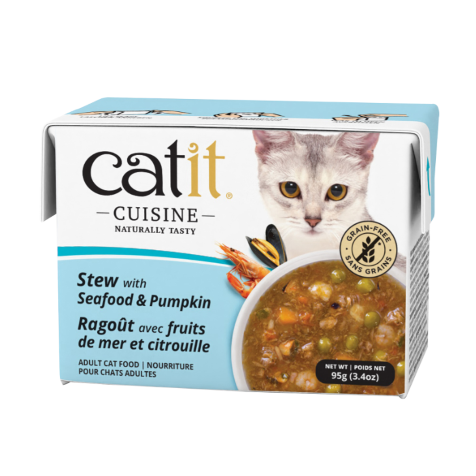 Catit Cuisine - Stew with Seafood - Tuna & Pumpkin - 95 g