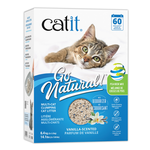 Catit Go Natural! - Pea Husk Mix - Multi-Cat Clumping Cat Litter - Vanilla - 14.1 lbs