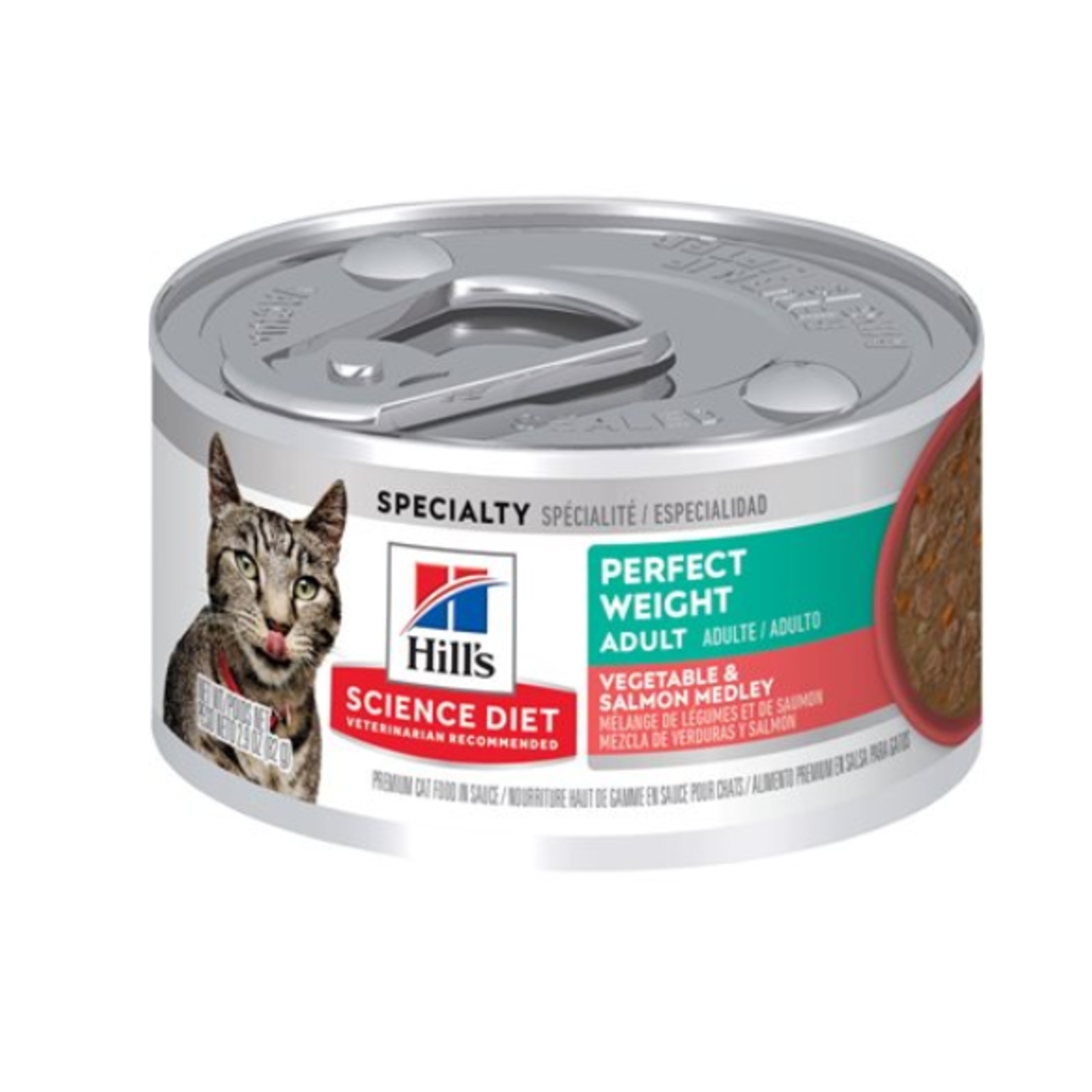 Hill's Science Diet Poids parfait - Mélange de légumes et de saumon - 2,9 oz